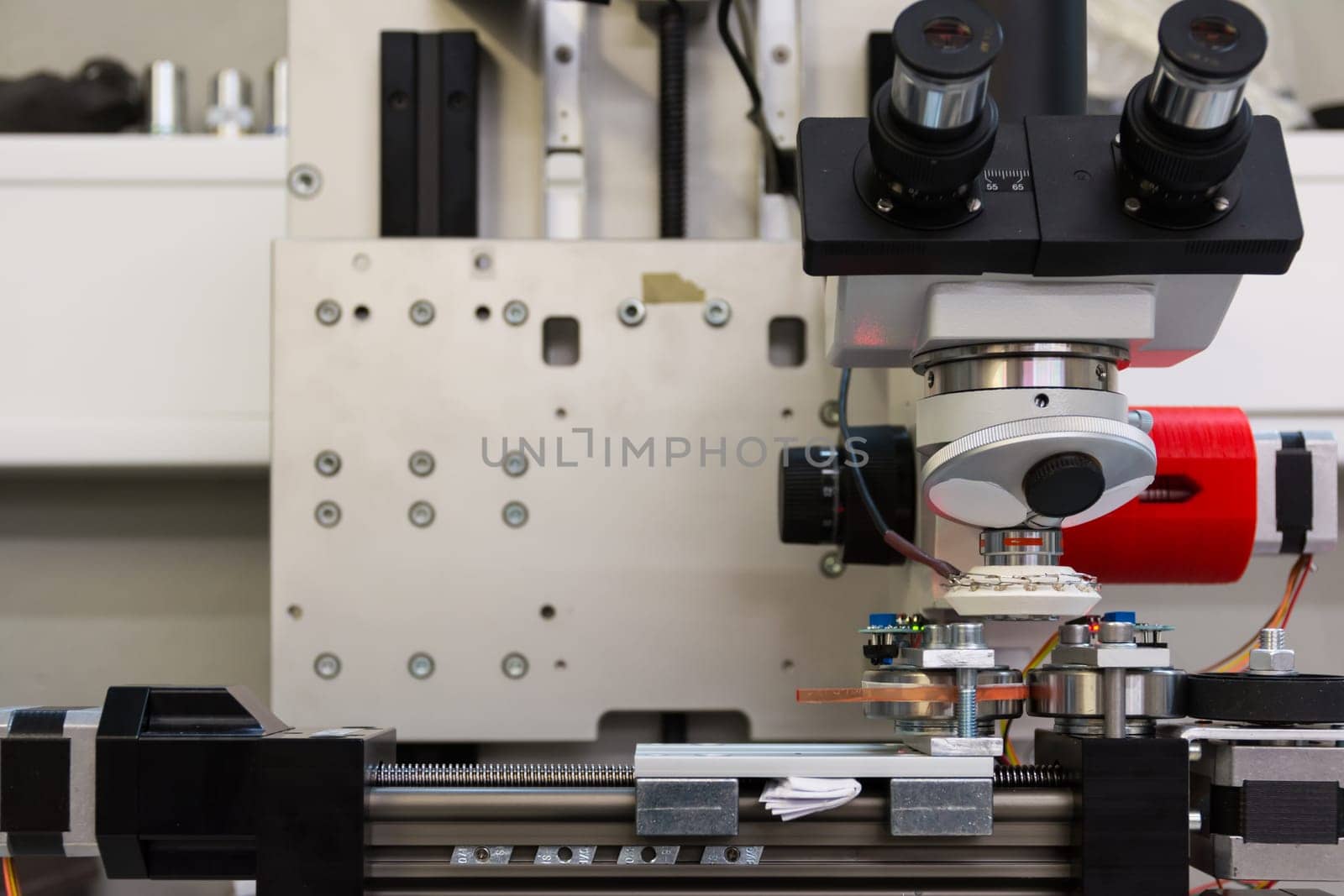 Microscope Camera Device Print Examine Industry Quality Machine Tool White