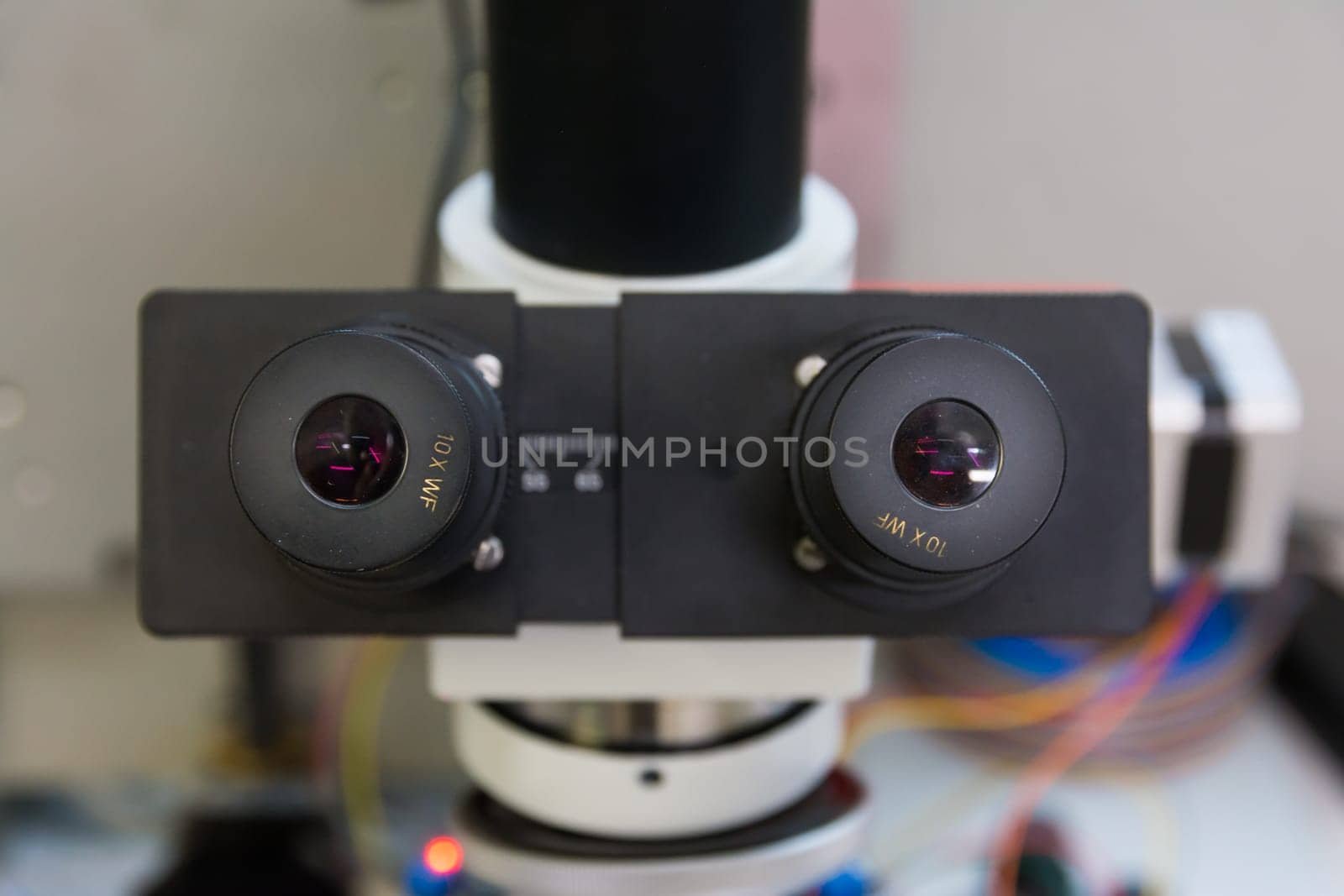 Microscope Camera Device Print Examine Industry Quality Machine Tool White