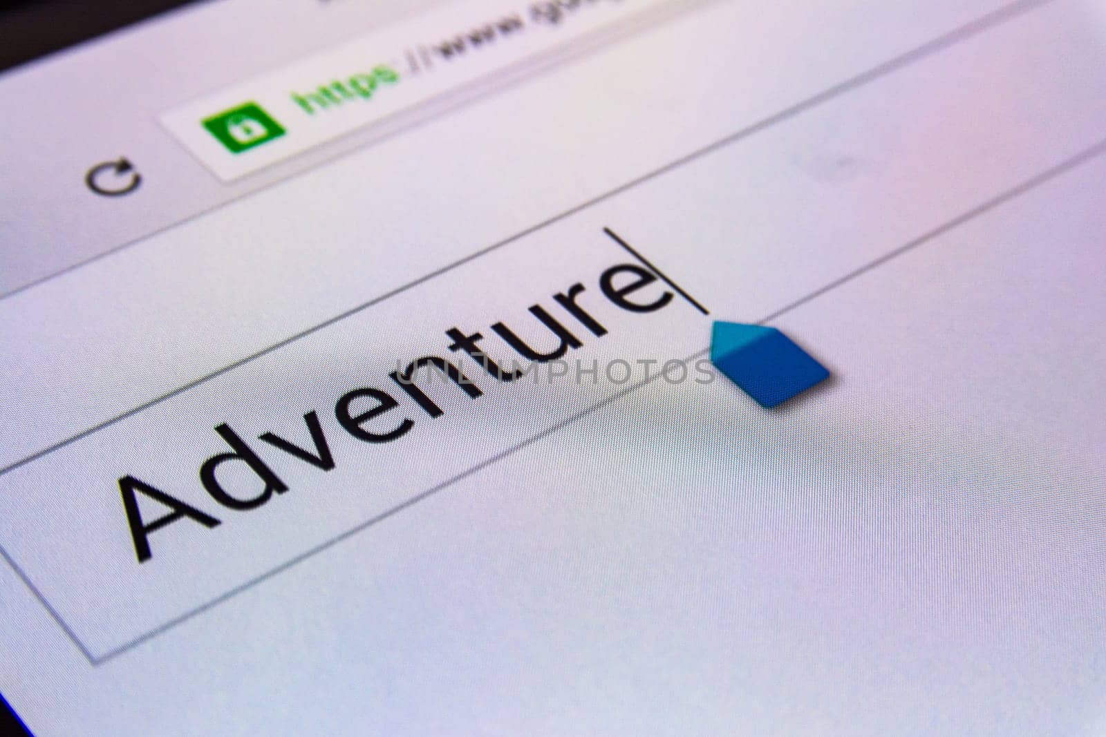 Magnifying Glass Search Box Empty Blank Internet Screen Adventure