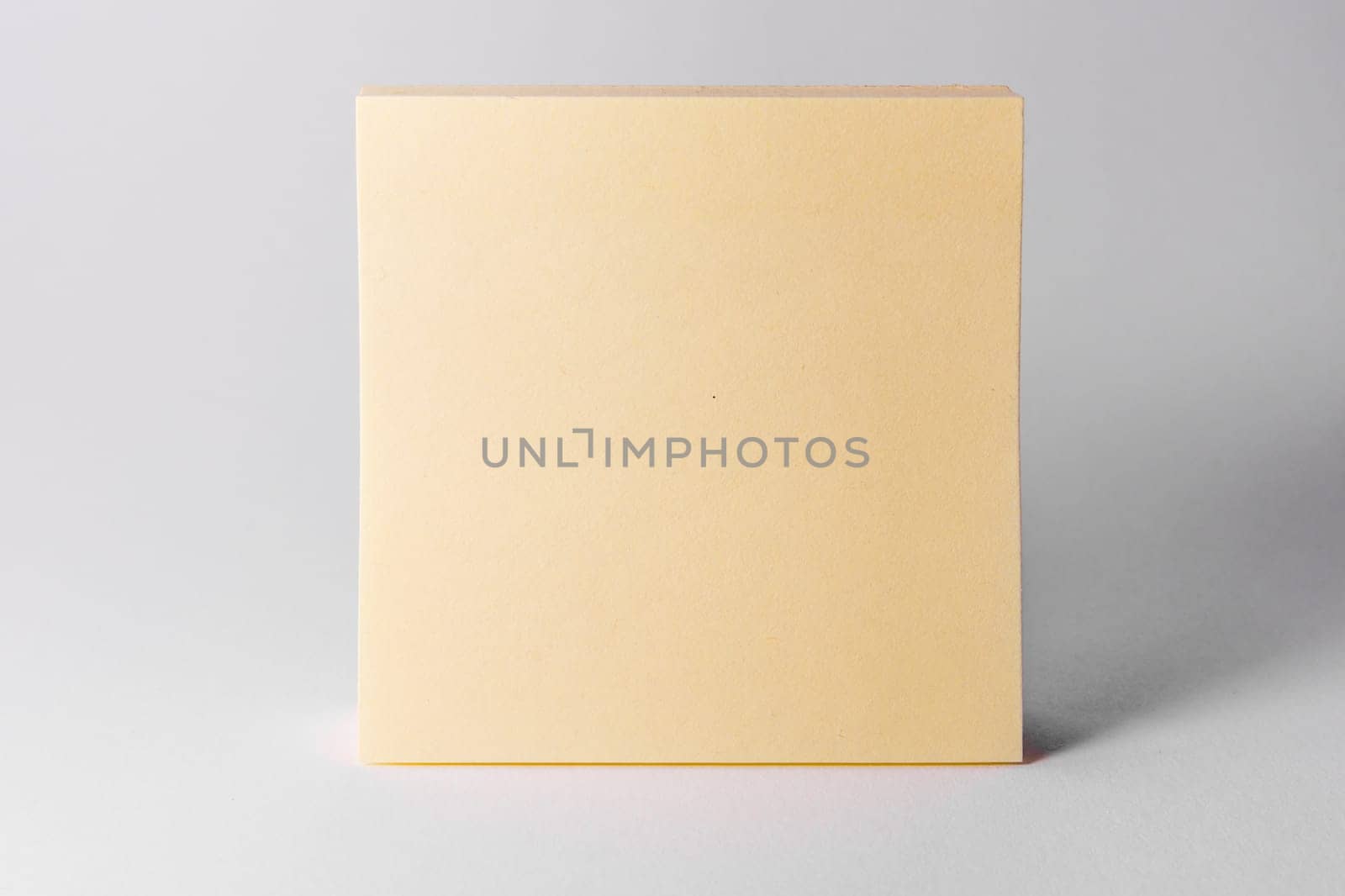 Sticky Notes Notepad Yellow Square White Background Office Supply