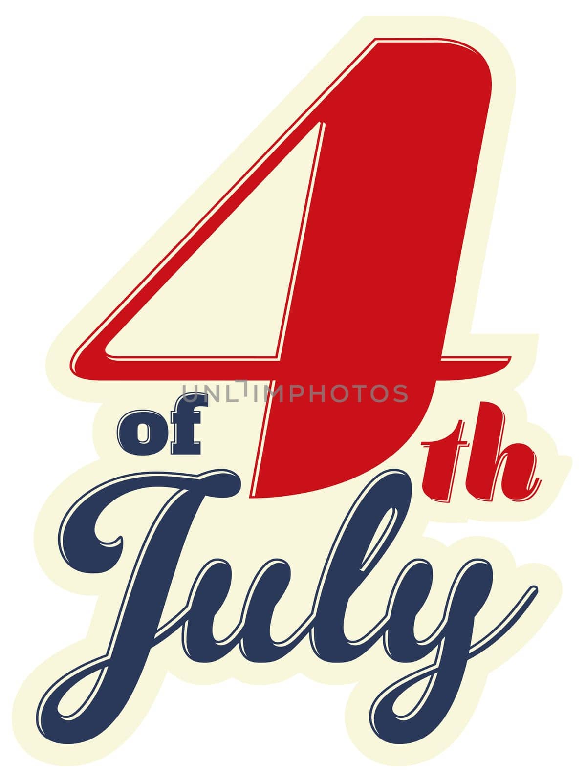 freedom pride american usa memorial independence day 4th july vintage illustration