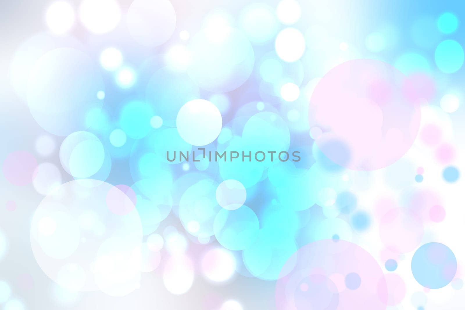 Abstract blurred vivid spring summer pastel bokeh background texture with bright soft color circles. Space for your text. Beautiful backdrop illustration.
