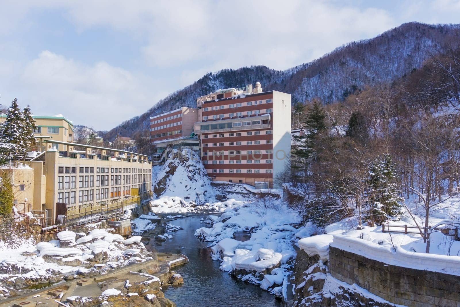 Jozankei Onsen is located inside Shikotsu-Toya National Park between the high cliffs of the Toyohira River. The town is only one hour outside central Sapporo, making it a popular side trip from the city. It is one of the most popular places for tourist.