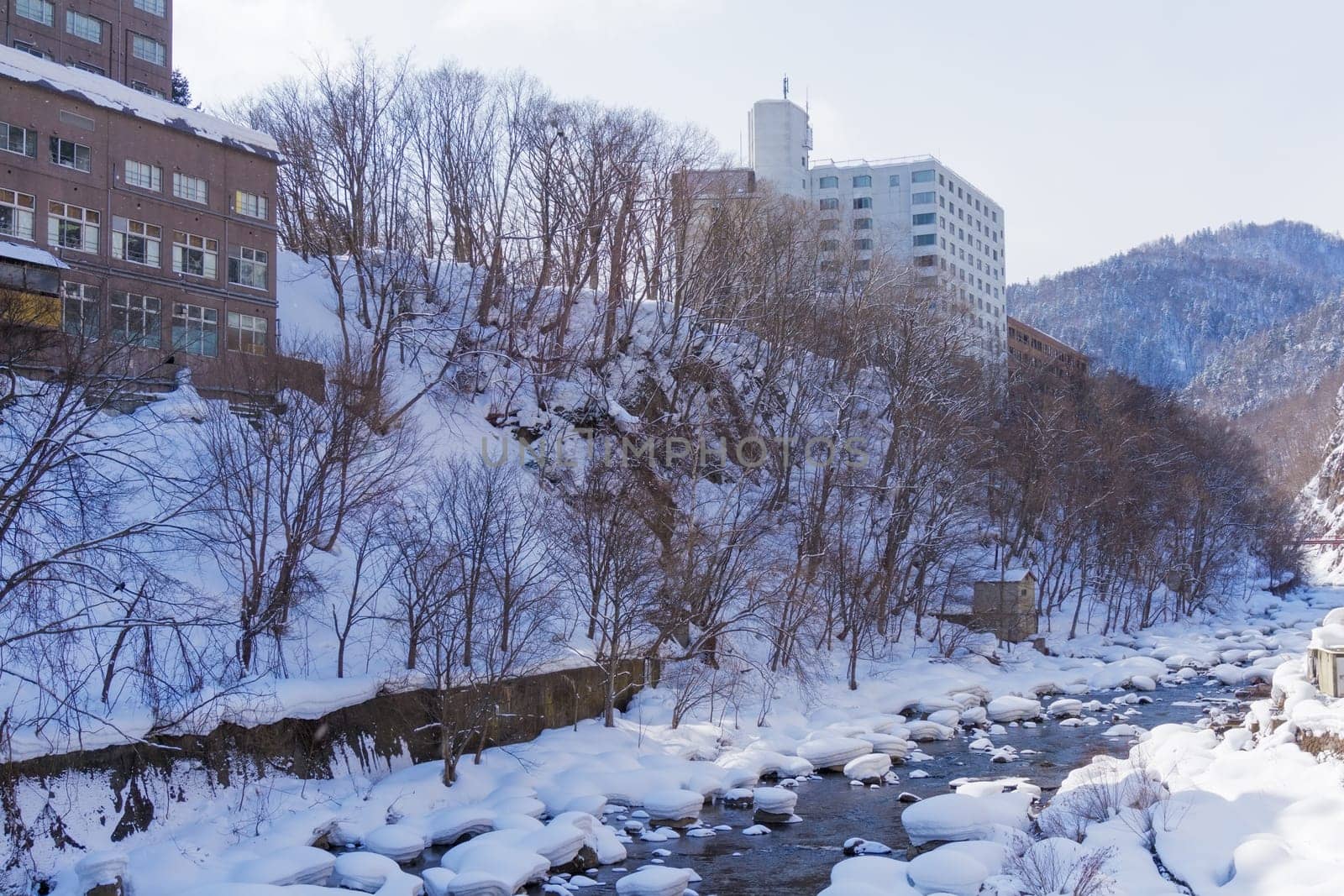 Jozankei Onsen is located inside Shikotsu-Toya National Park between the high cliffs of the Toyohira River. The town is only one hour outside central Sapporo, making it a popular side trip from the city. It is one of the most popular places for tourist.