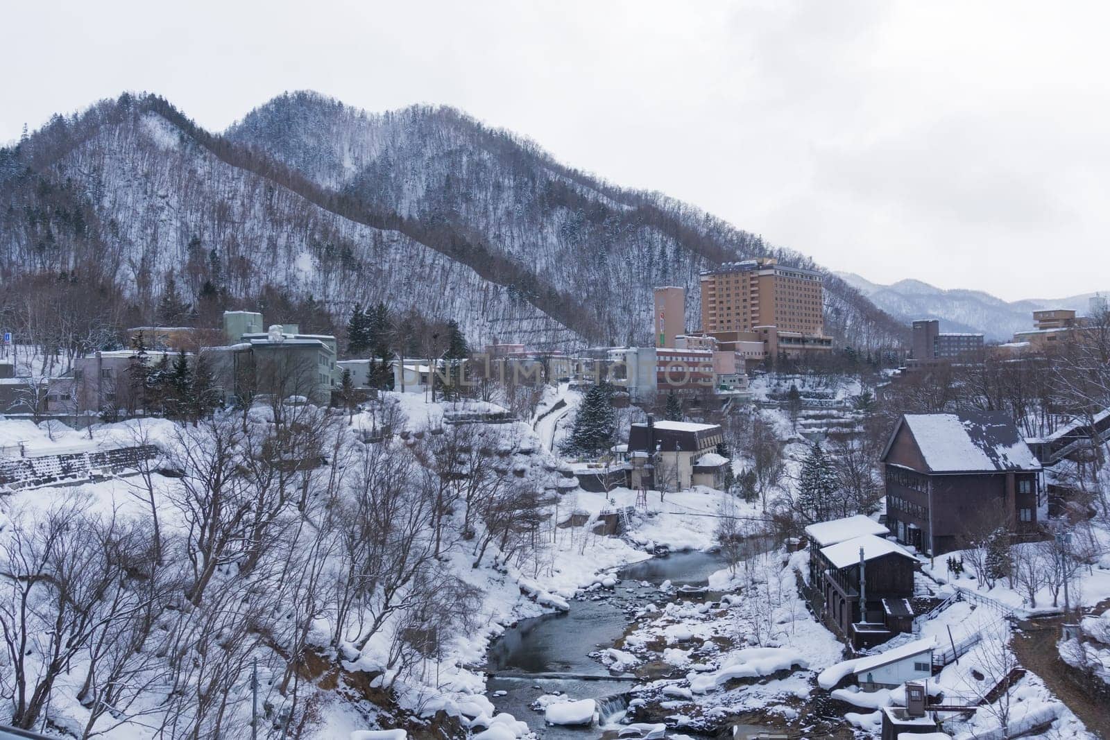 Jozankei Onsen is located inside Shikotsu-Toya National Park between the high cliffs of the Toyohira River. The town is only one hour outside central Sapporo, making it a popular side trip from the city. It is one of the most popular places for tourist.