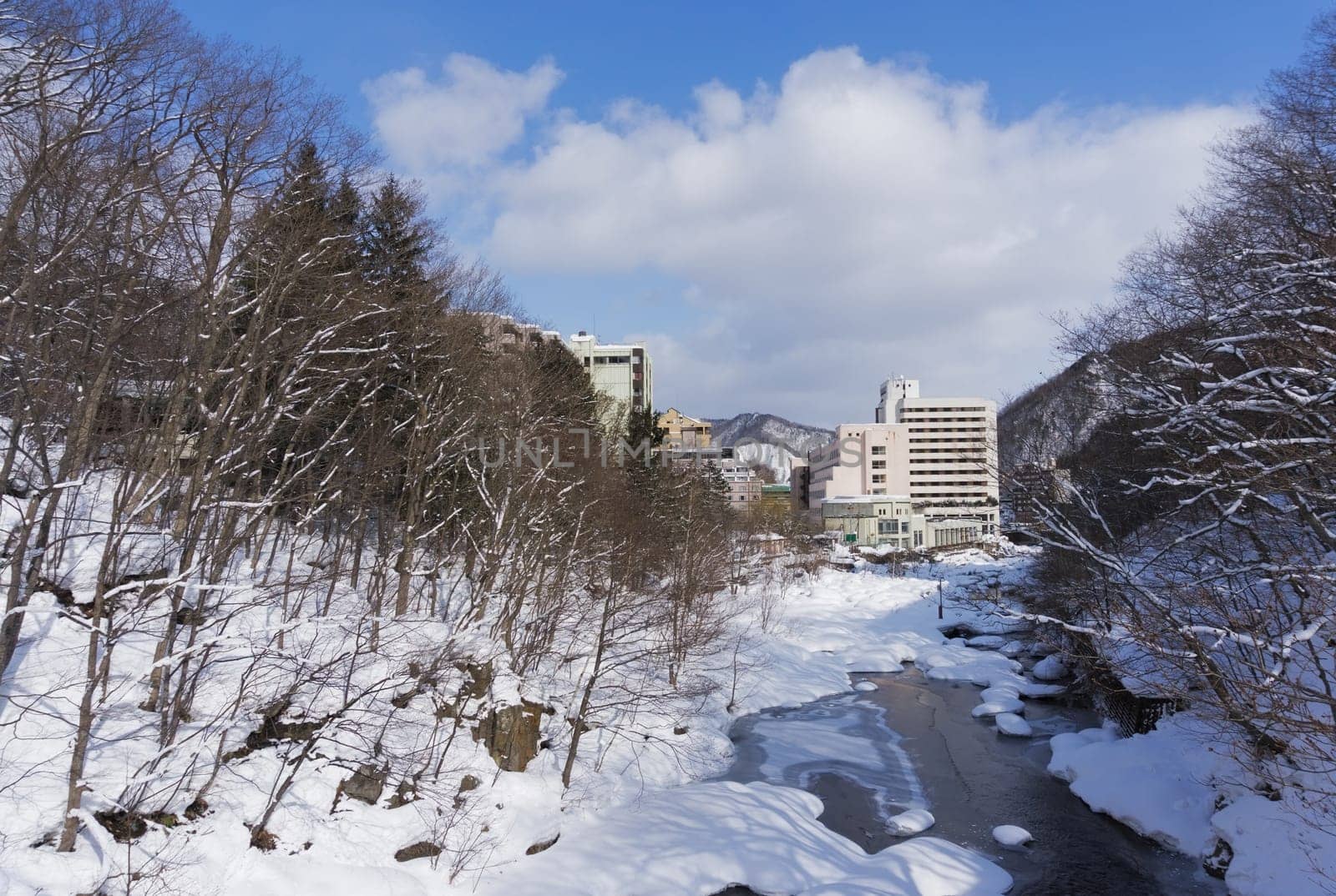 Jozankei Onsen is located inside Shikotsu-Toya National Park between the high cliffs of the Toyohira River. The town is only one hour outside central Sapporo, making it a popular side trip from the city. It is one of the most popular places for tourist.