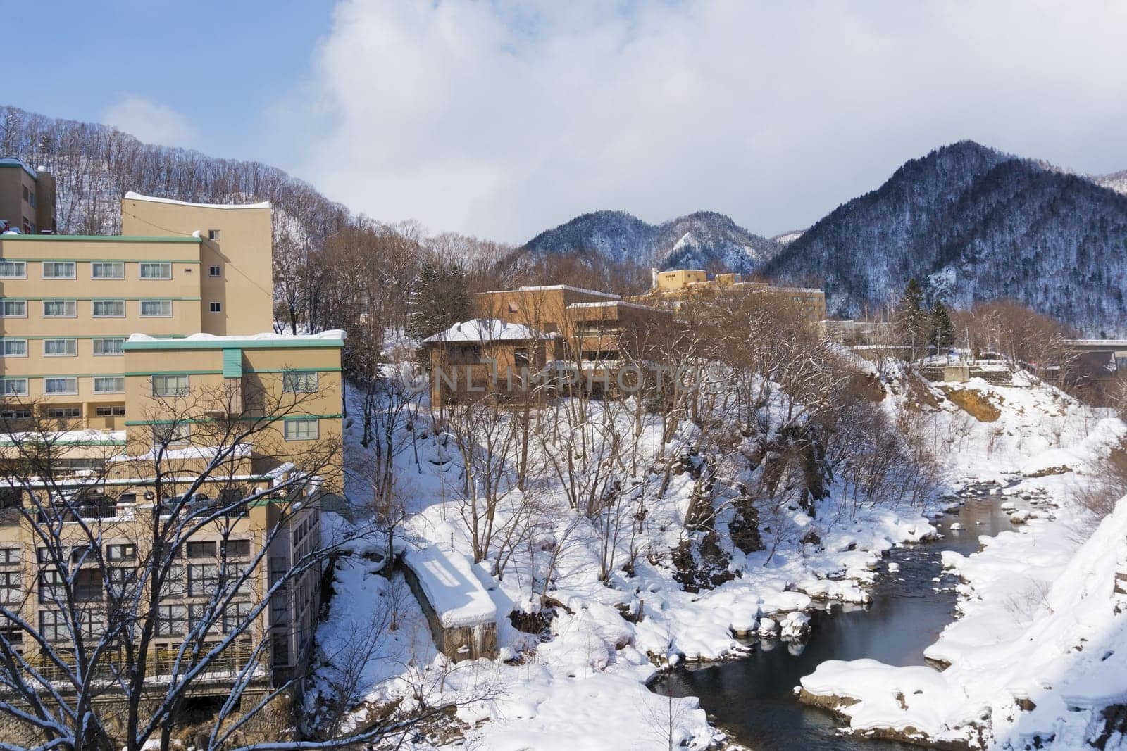 Jozankei Onsen is located inside Shikotsu-Toya National Park between the high cliffs of the Toyohira River. The town is only one hour outside central Sapporo, making it a popular side trip from the city. It is one of the most popular places for tourist.