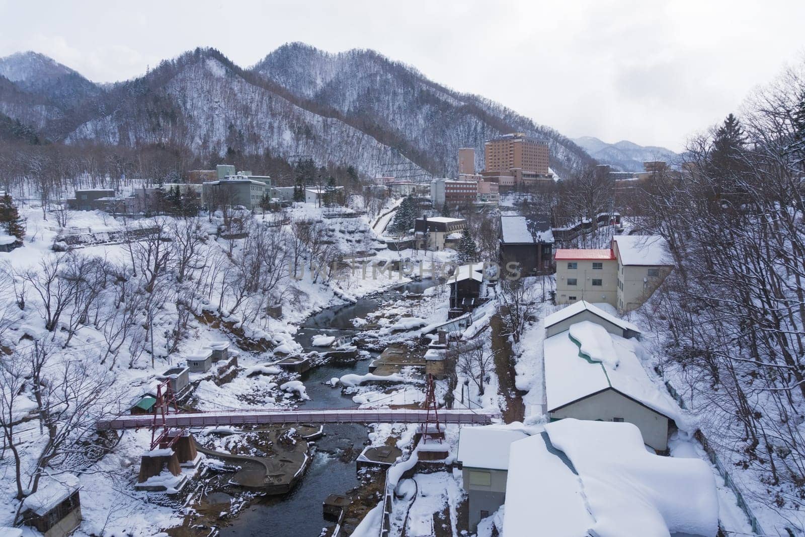 Jozankei Onsen is located inside Shikotsu-Toya National Park between the high cliffs of the Toyohira River. The town is only one hour outside central Sapporo, making it a popular side trip from the city. It is one of the most popular places for tourist.