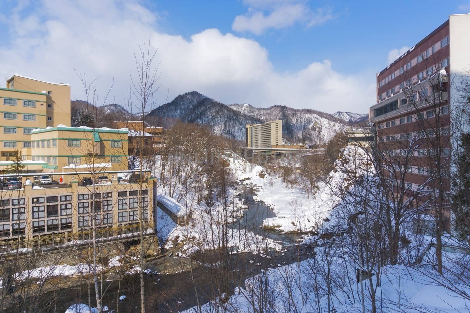 Jozankei Onsen is located inside Shikotsu-Toya National Park between the high cliffs of the Toyohira River. The town is only one hour outside central Sapporo, making it a popular side trip from the city. It is one of the most popular places for tourist.