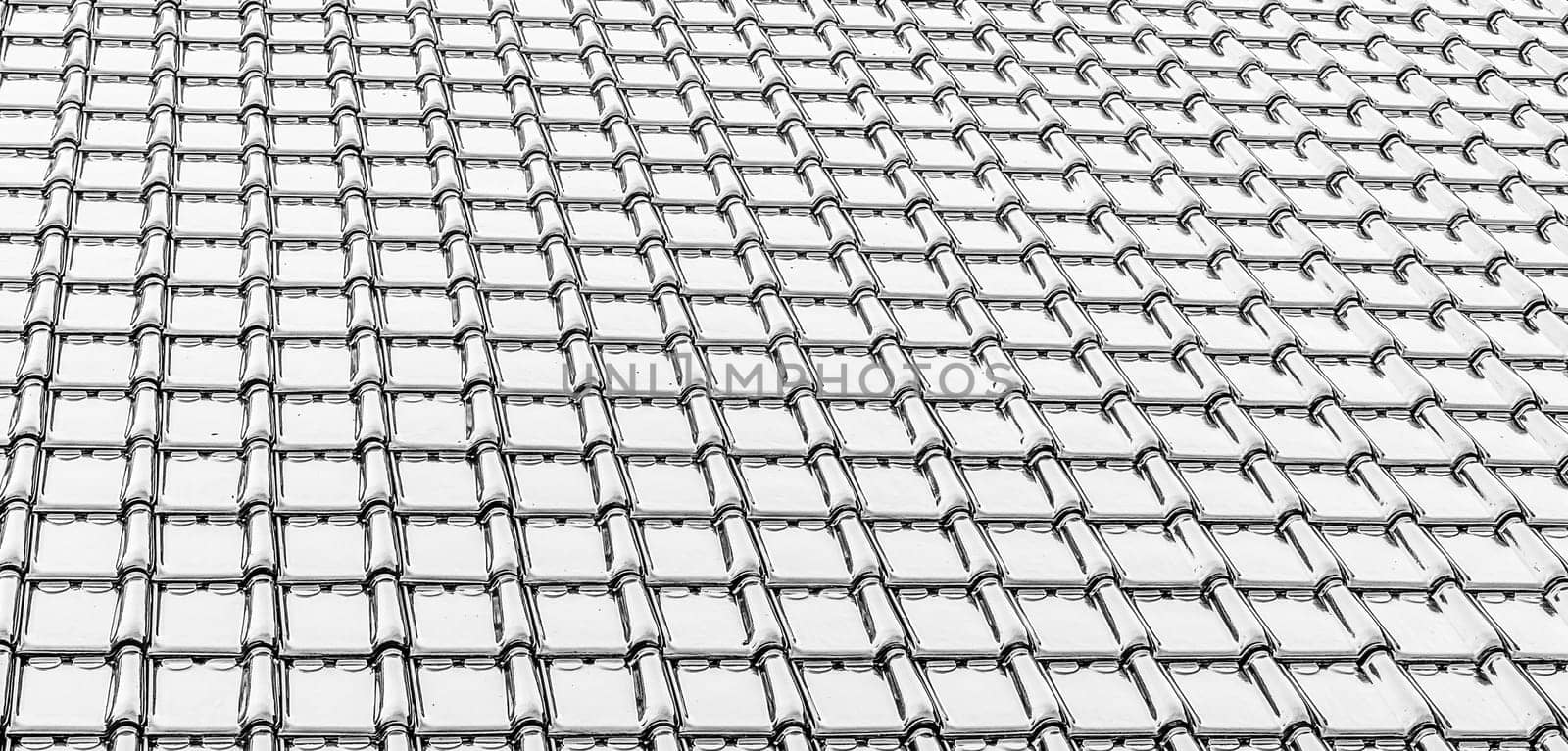 modern silver grey glossy rooftop tiling texture background