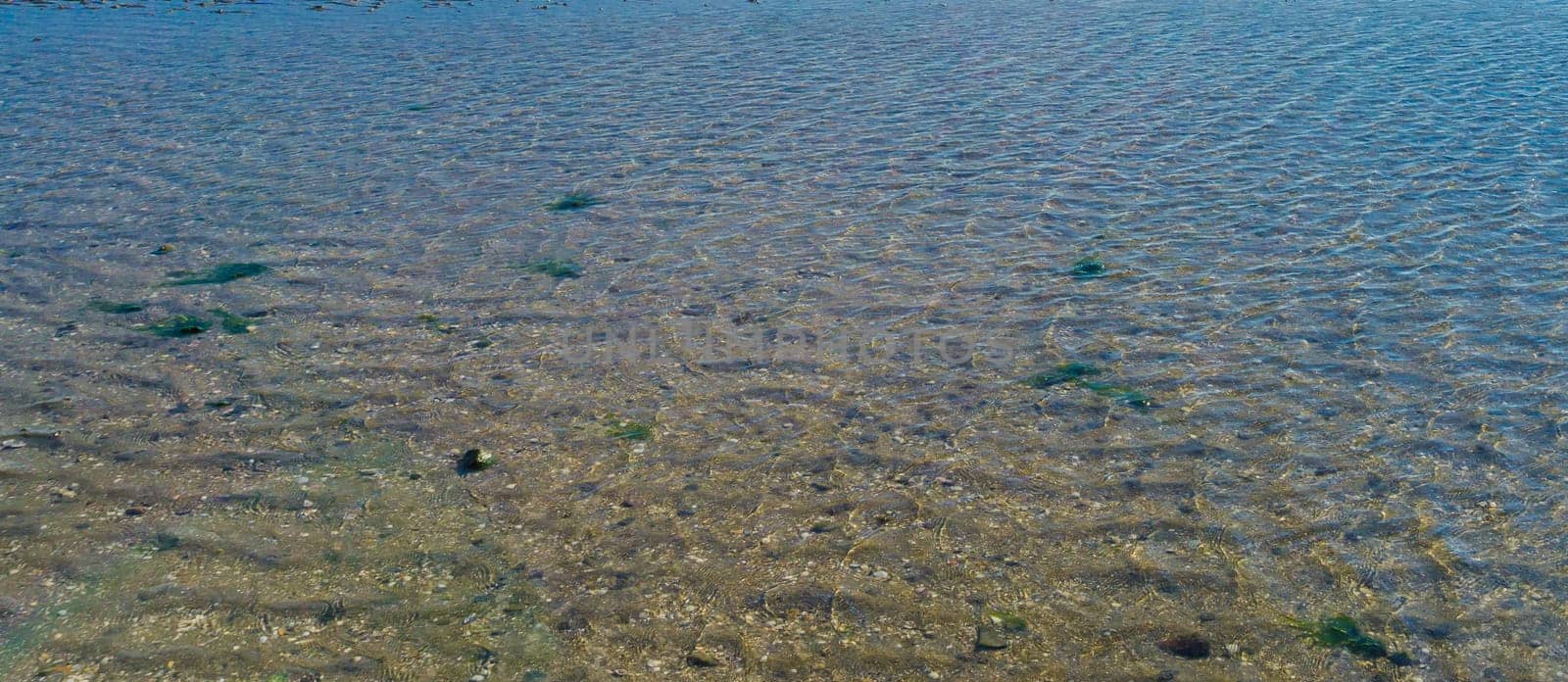water puddle of the sea background or texture
