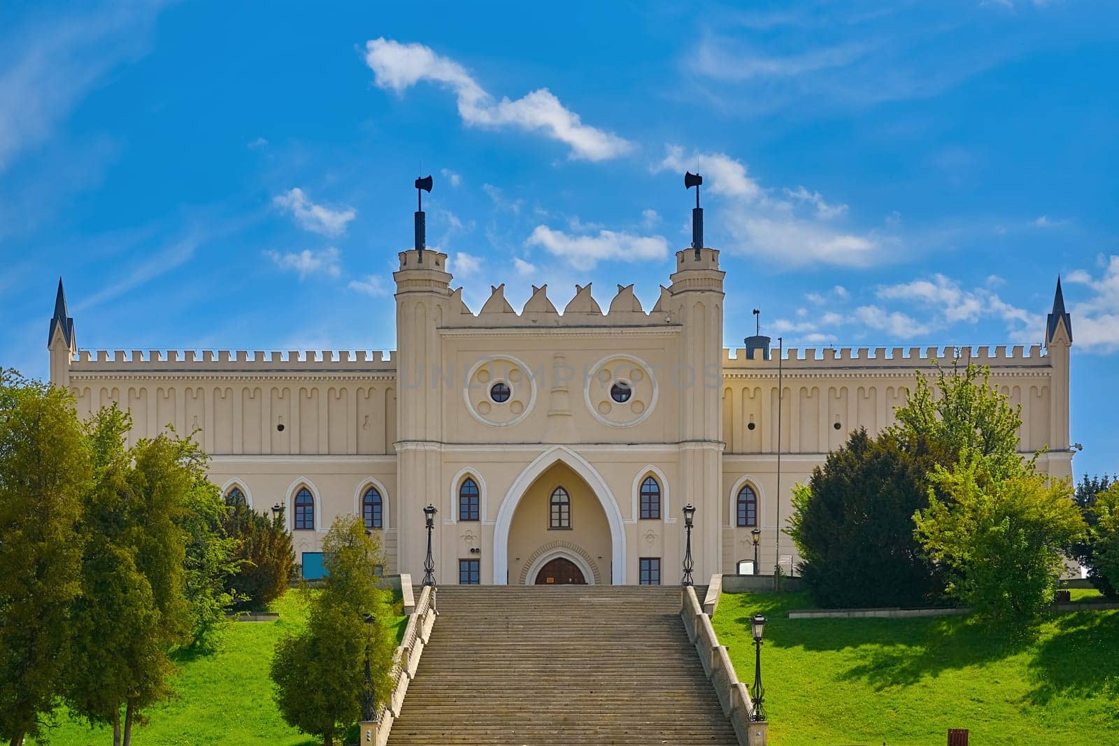 Main Entrance Gate of the Neo-gothic Part of Lublin Castle