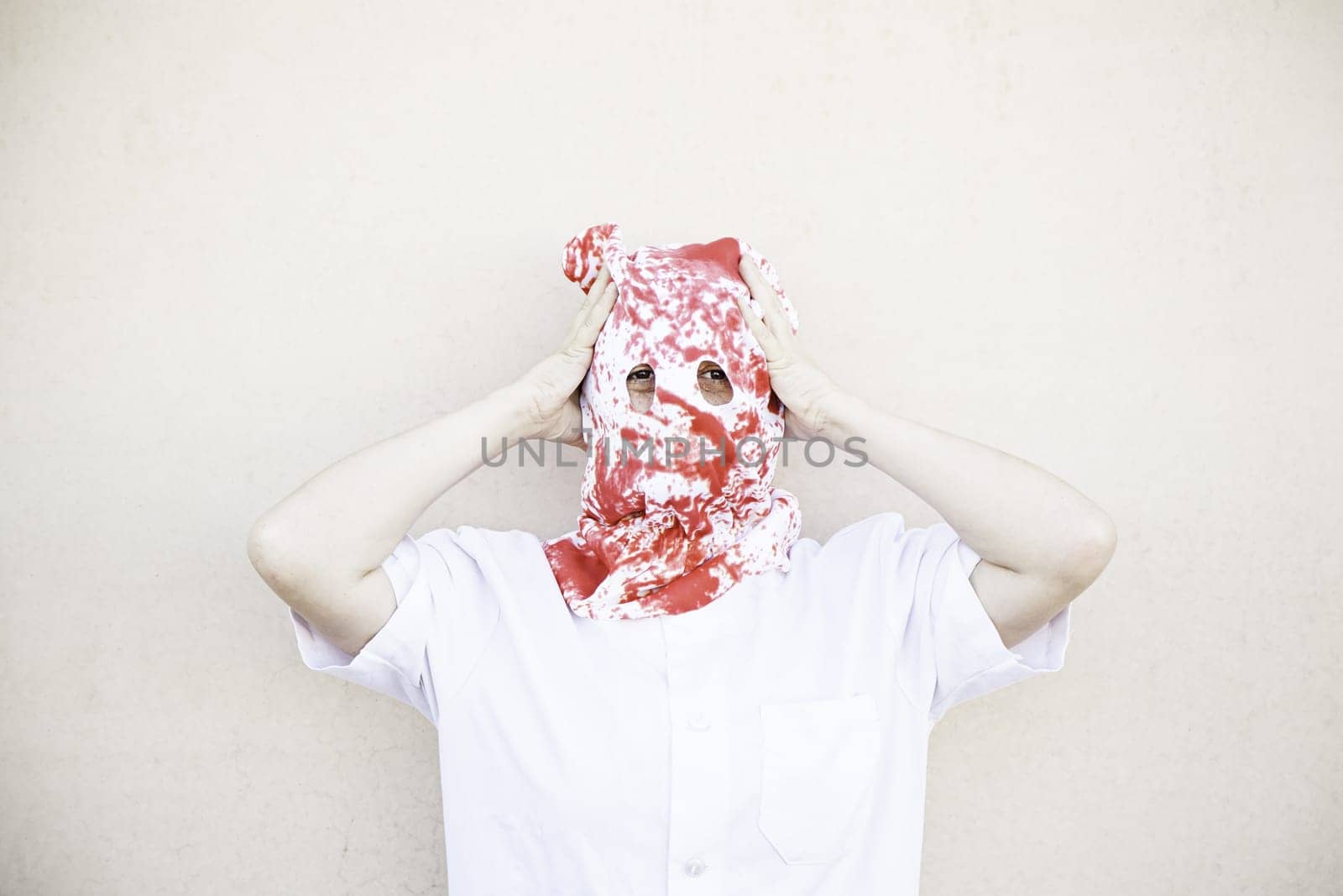 Bloody Murderer hooded robe halloween