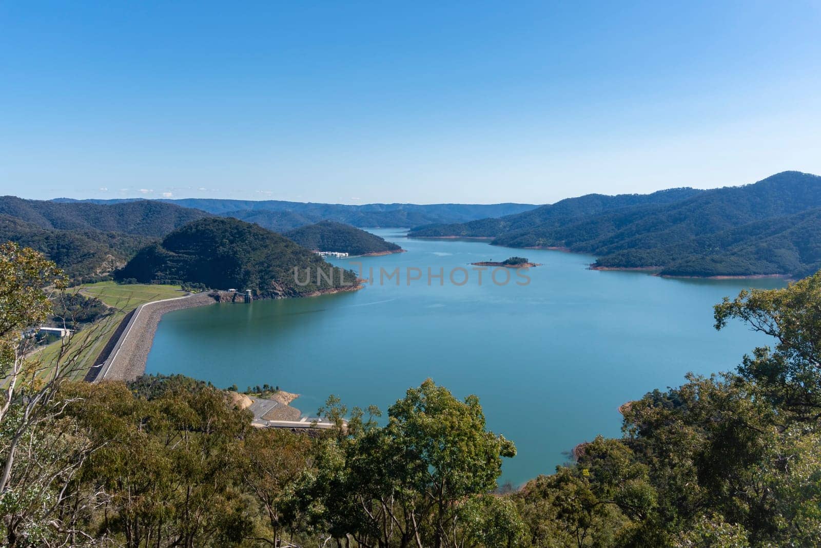 View of lake Eildon in Victoria, Australia