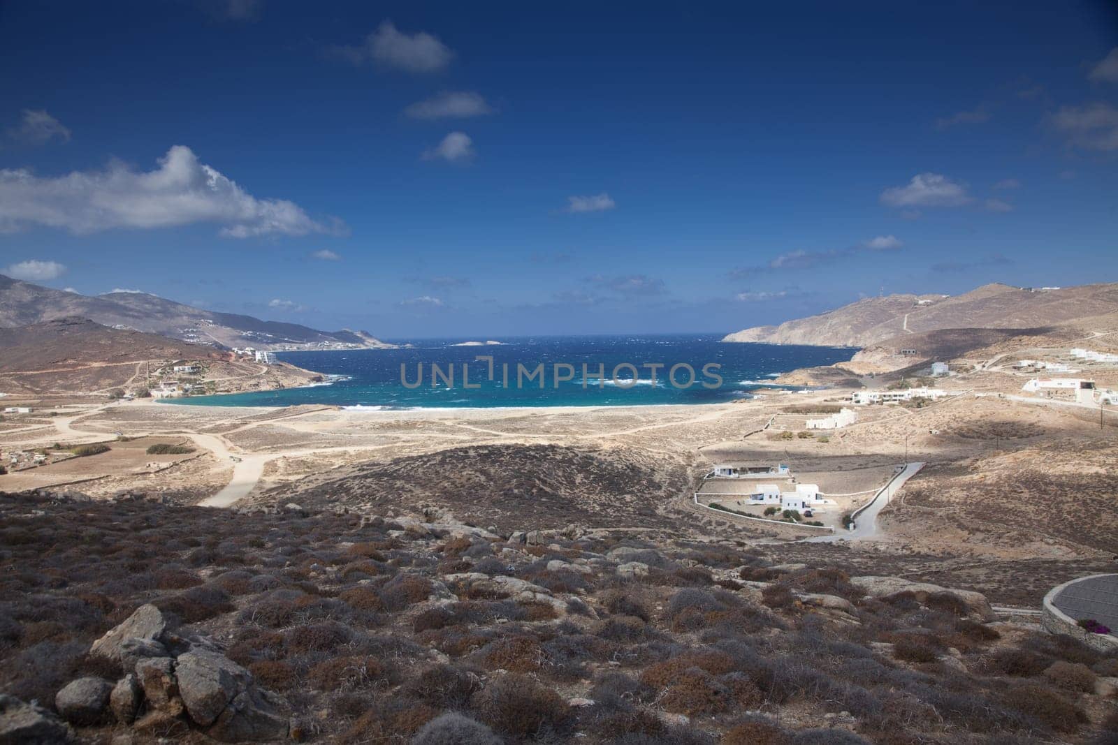 Ftelia beach, Mykonos, Greece