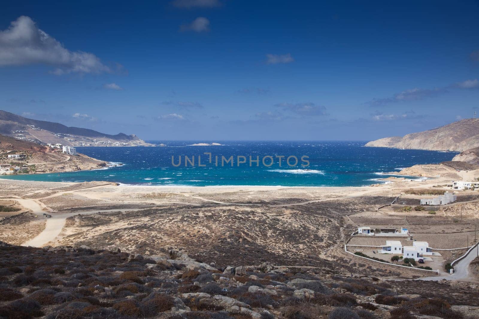 Ftelia beach, Mykonos, Greece