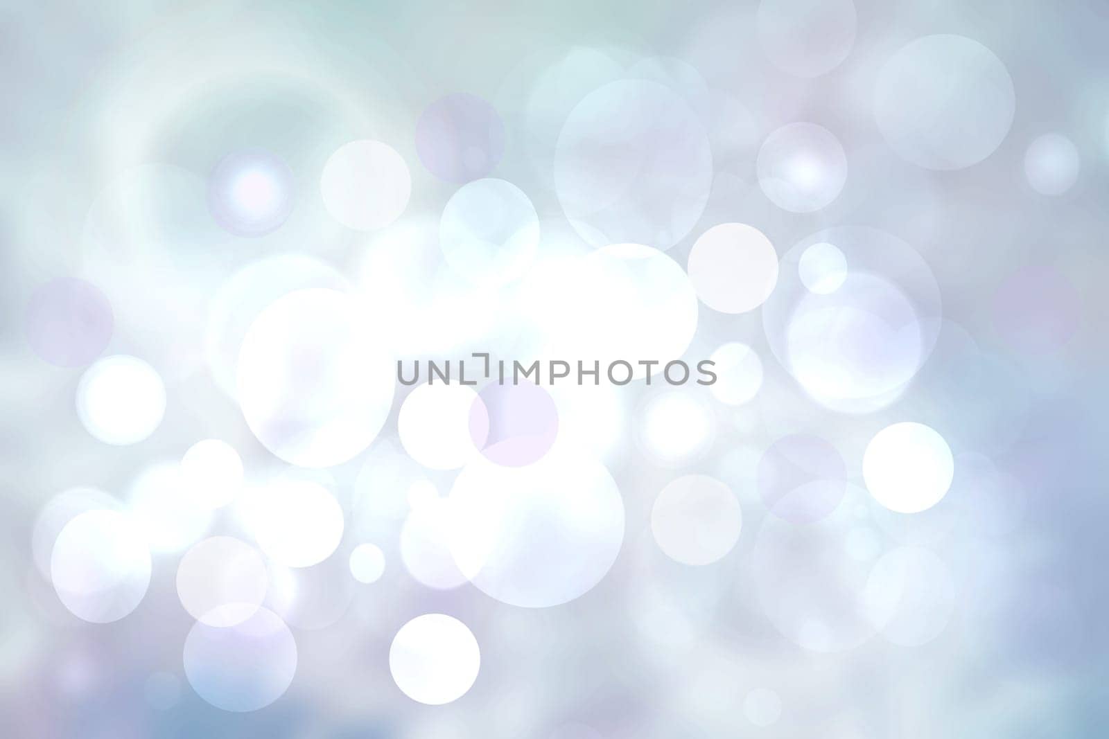 Abstract blue illustration. Abstract light blue pastel bokeh background texture with bright soft color circles. Beautiful template for your design.