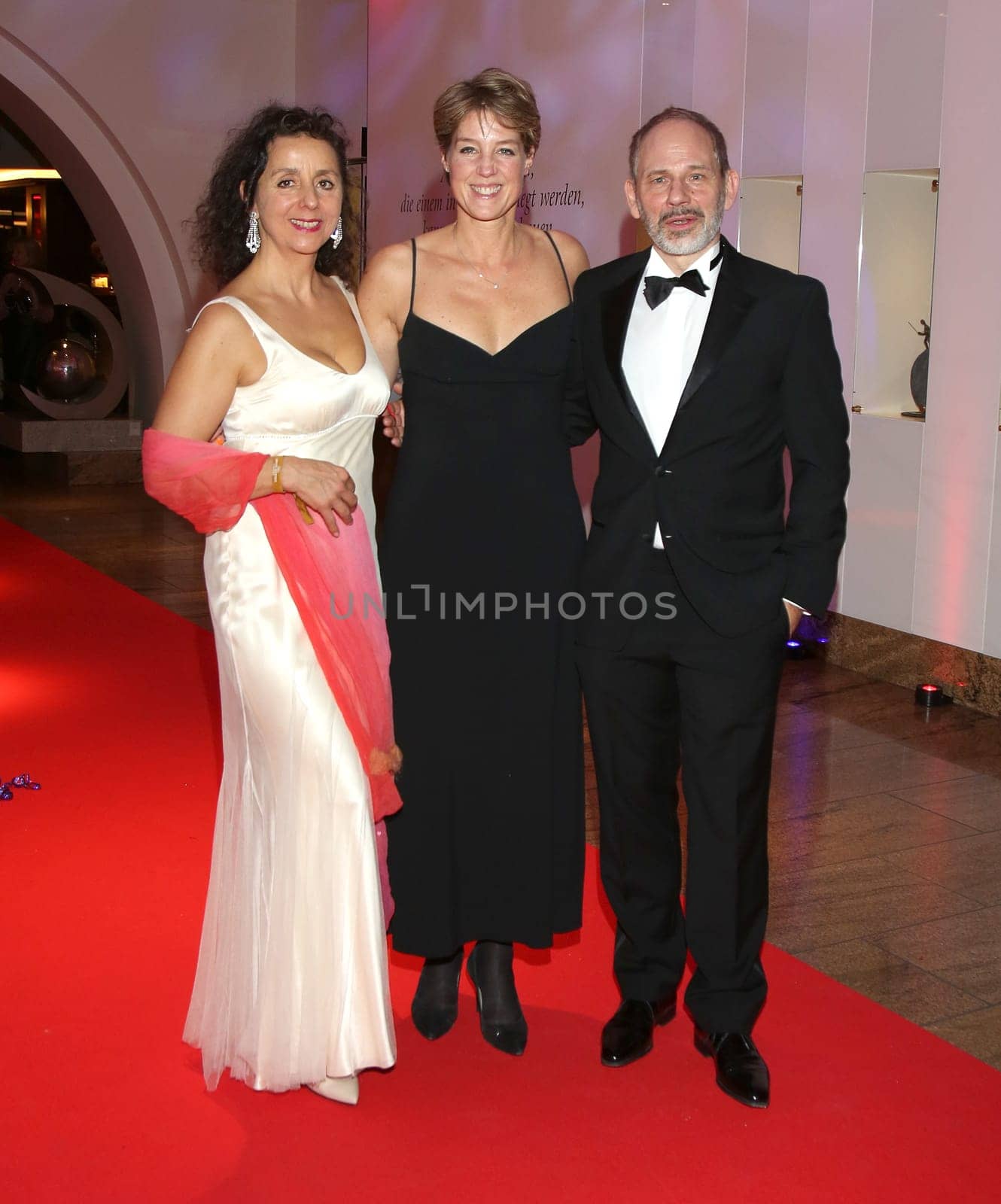 Dorothea Lott, Christina Block ,Michael Lott  ,.New Year Eve reception at the Hotel Grand Elysee  in Hamburg 31.12.2018