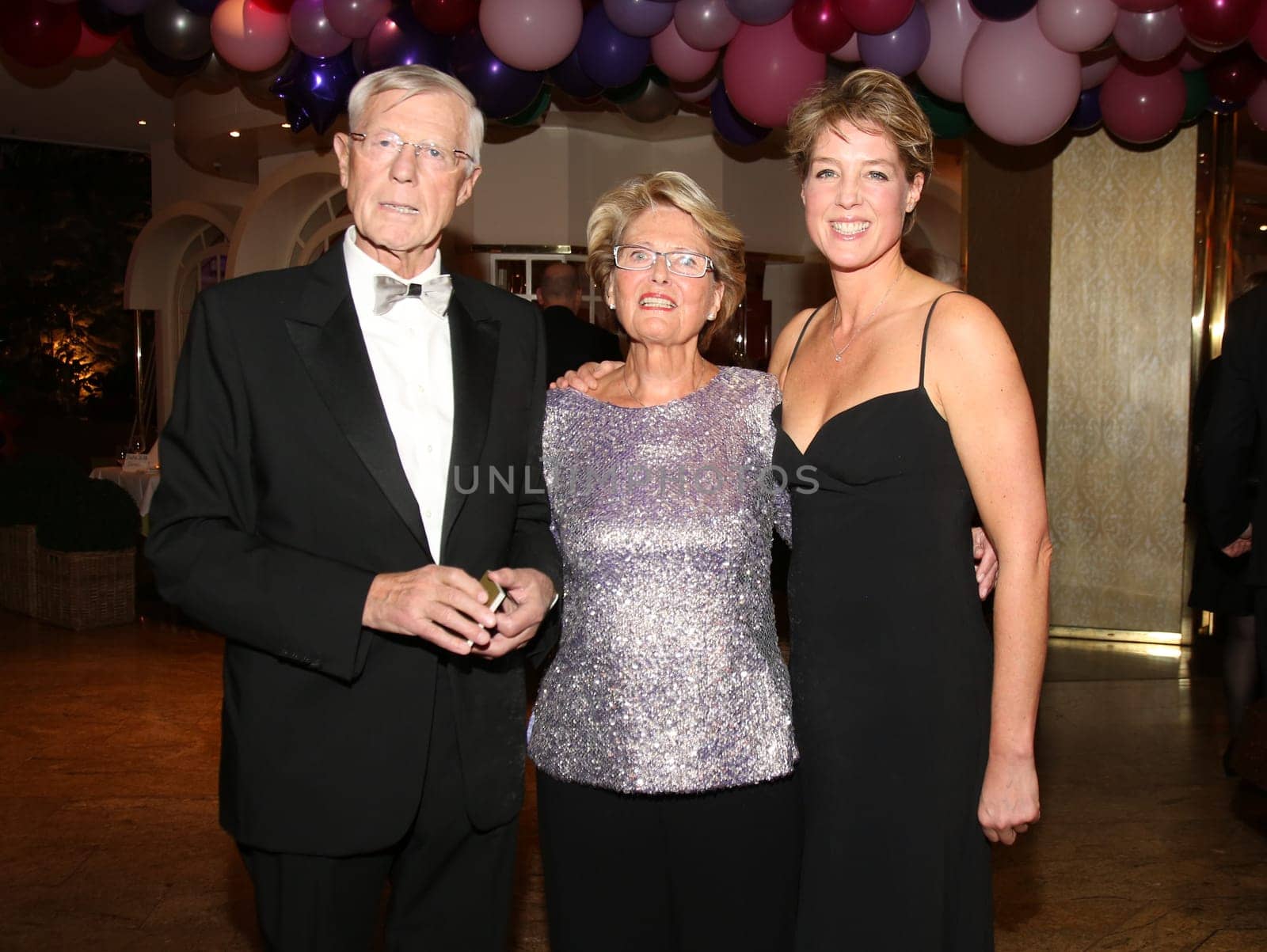 Eugen Block , Christa Block, Christian Block, .New Year Eve reception at the Hotel Grand Elysee  in Hamburg 31.12.2018