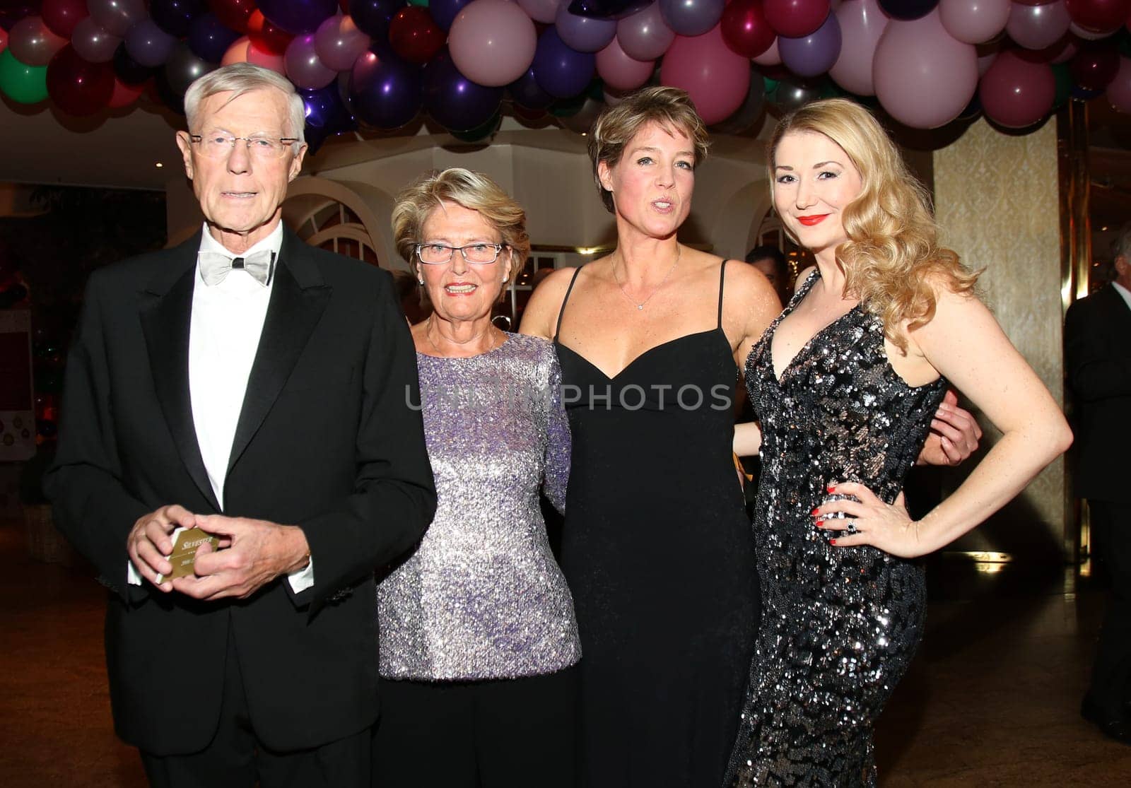 Eugen Block , Christa Block, Christian Block,Sandra Quadflieg ,.New Year Eve reception at the Hotel Grand Elysee  in Hamburg 31.12.2018