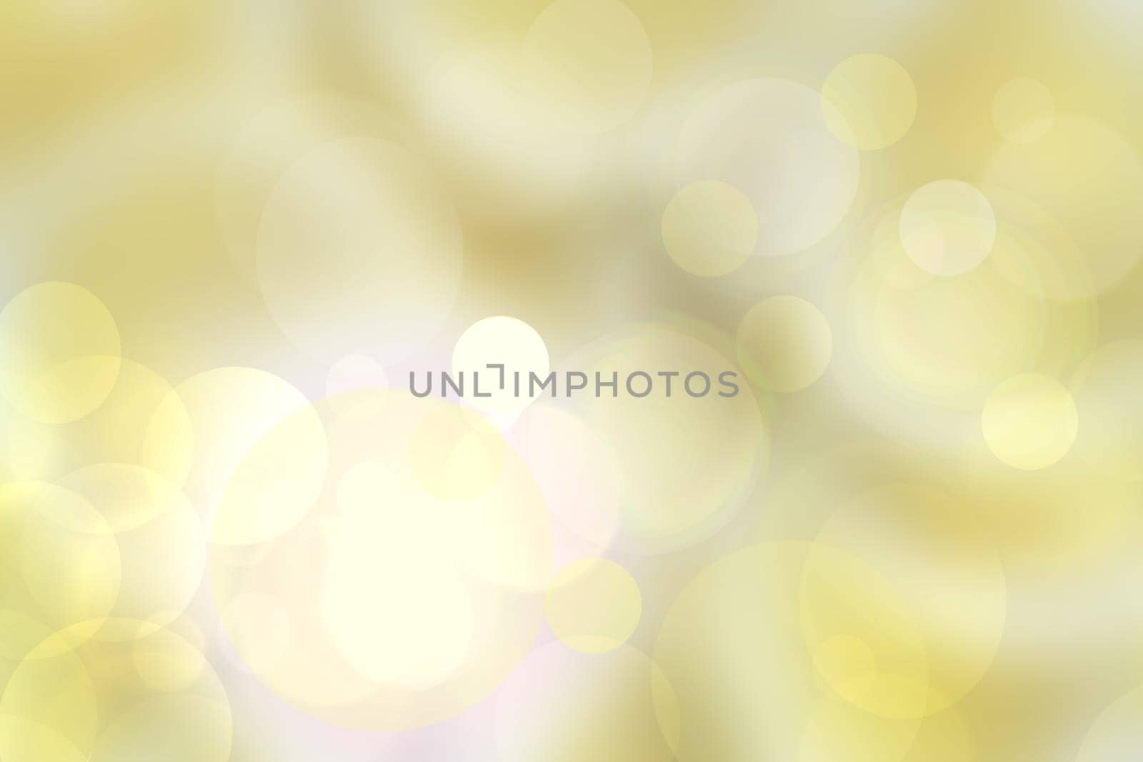Abstract autumn gradient yellow green bright background texture with bokeh circles. Space.