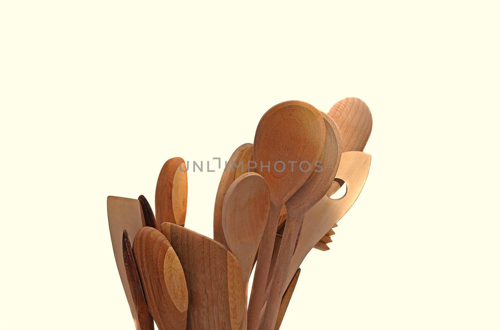 Wooden cooking spoon