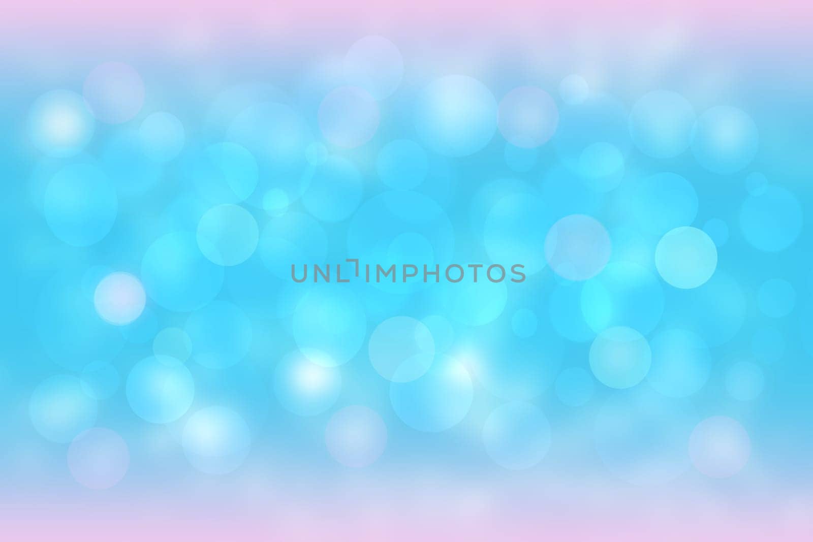 Abstract blue illustration. Abstract light blue pastel bokeh background texture with bright soft color circles. Beautiful template for your design.