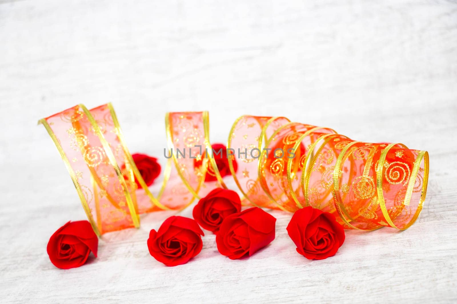 Valentines day and red roses