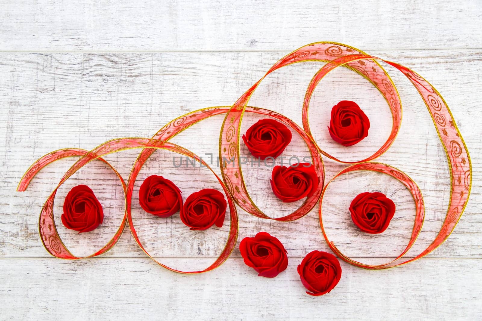 Valentines day and red roses