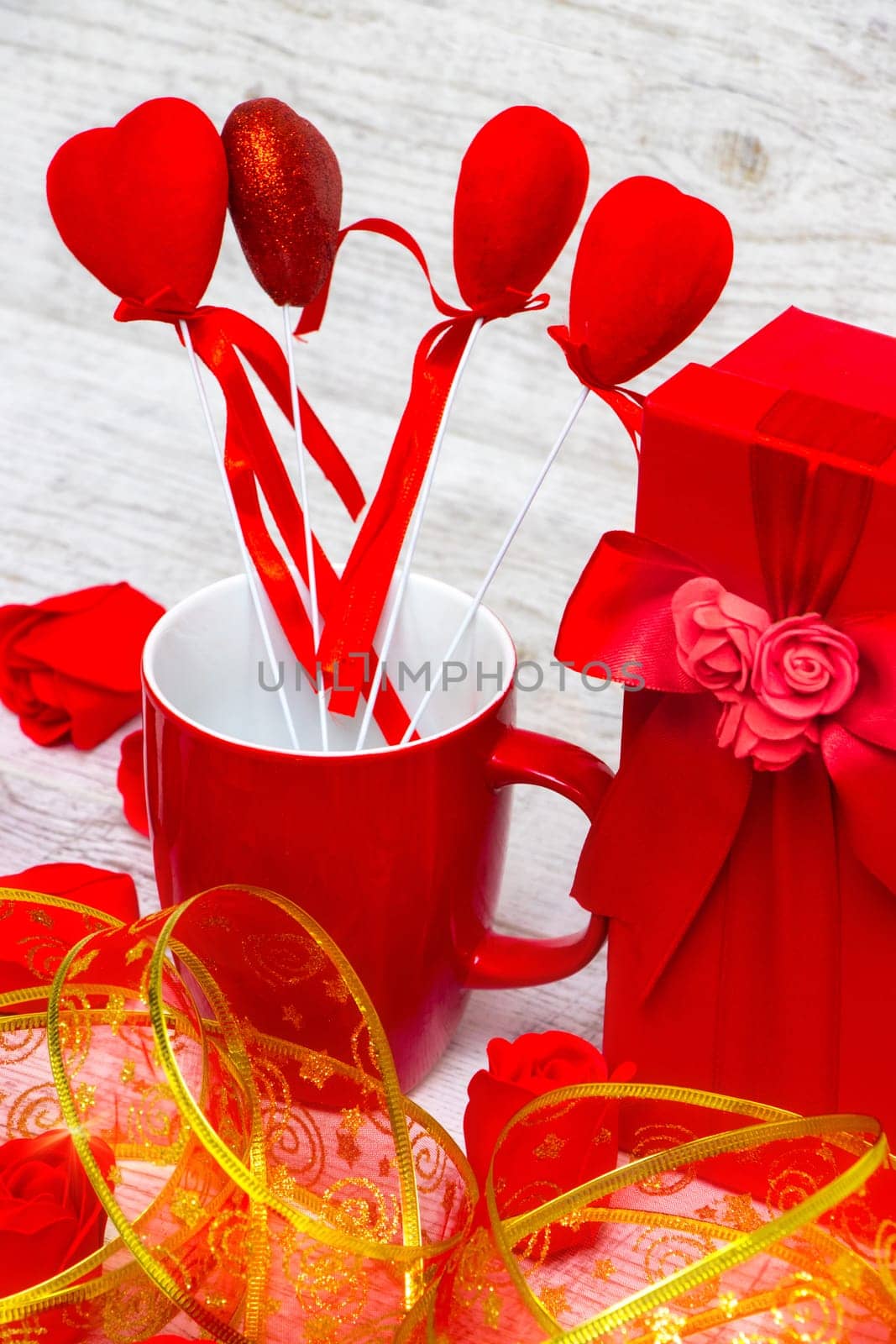 Love and Valentines day concept