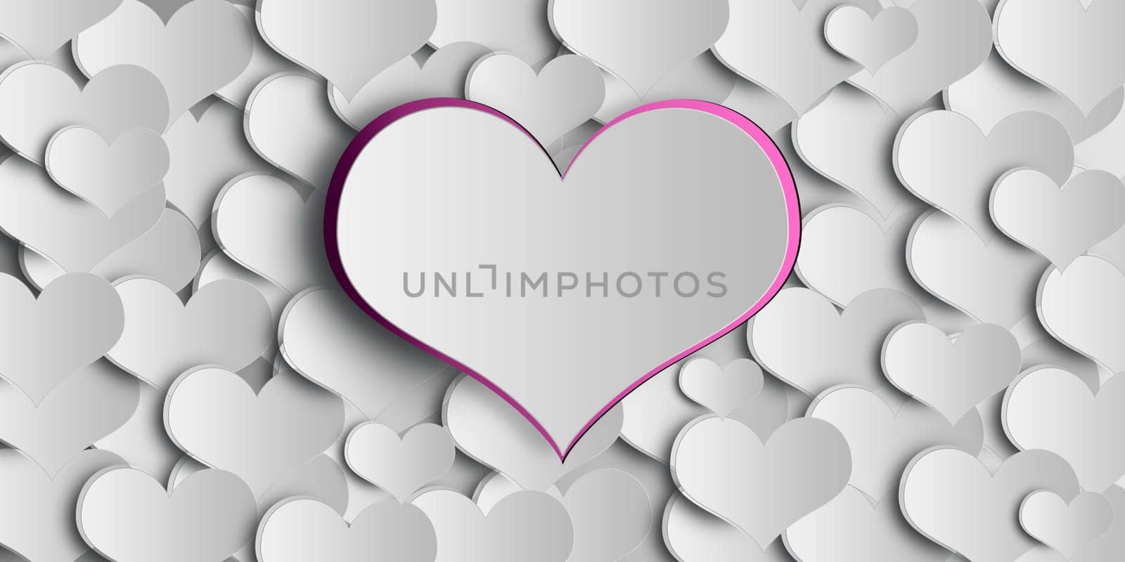 Valentine's day concept, graphic design