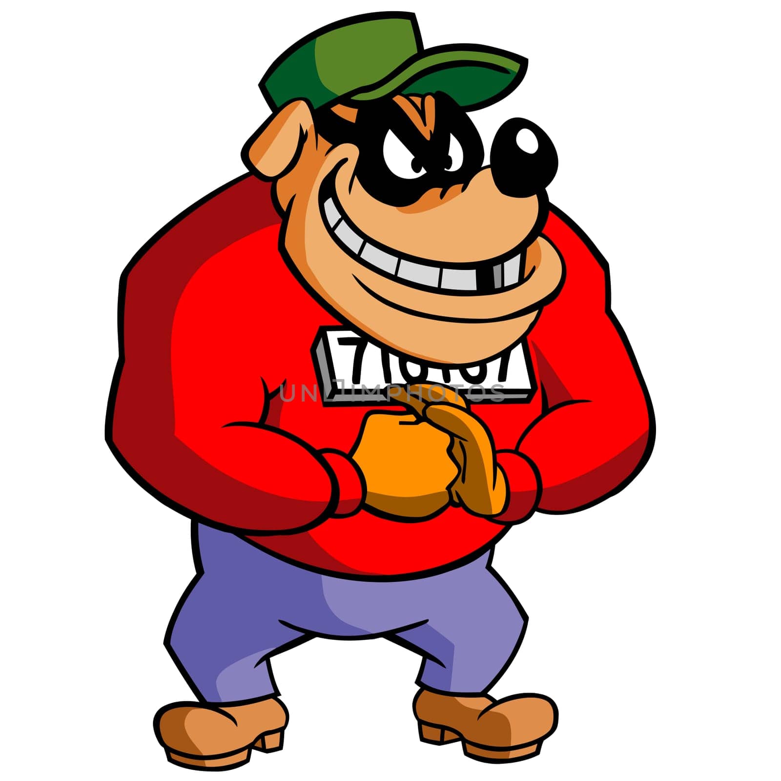 the Beagle Boys organized character criminals illustration cartoon