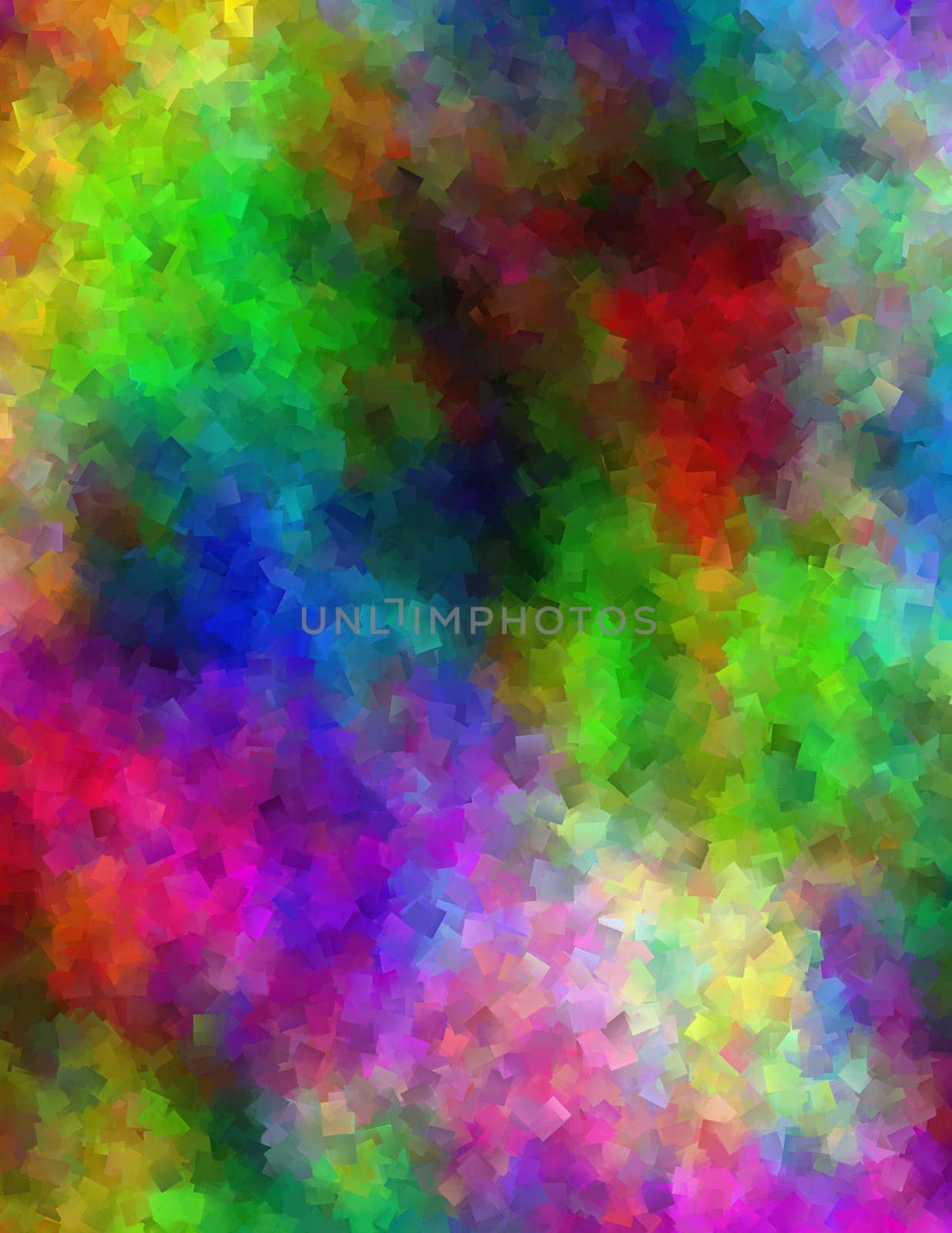 Multihued Vivid Background Colorful Squares