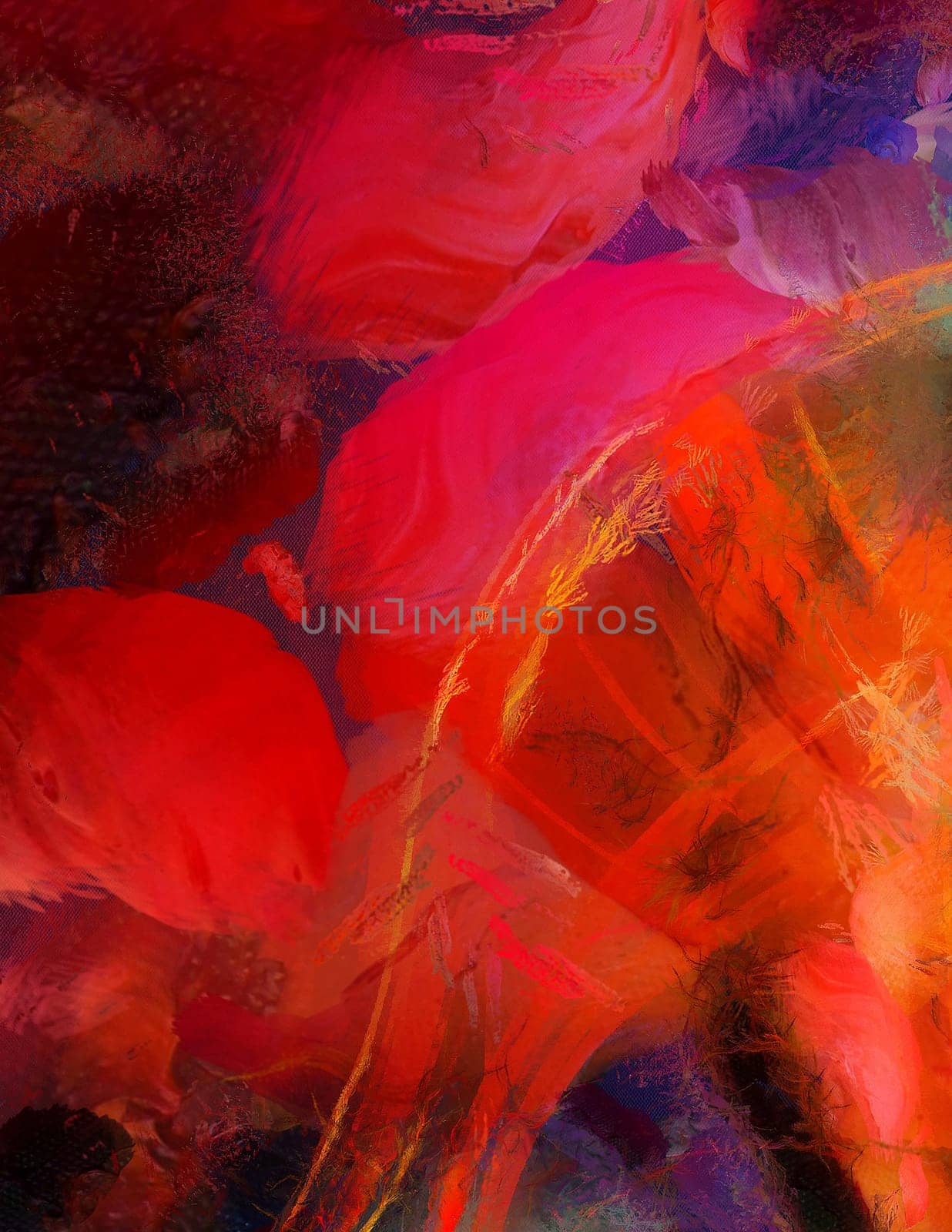 Vivid Abstract Pattern. 3D rendering