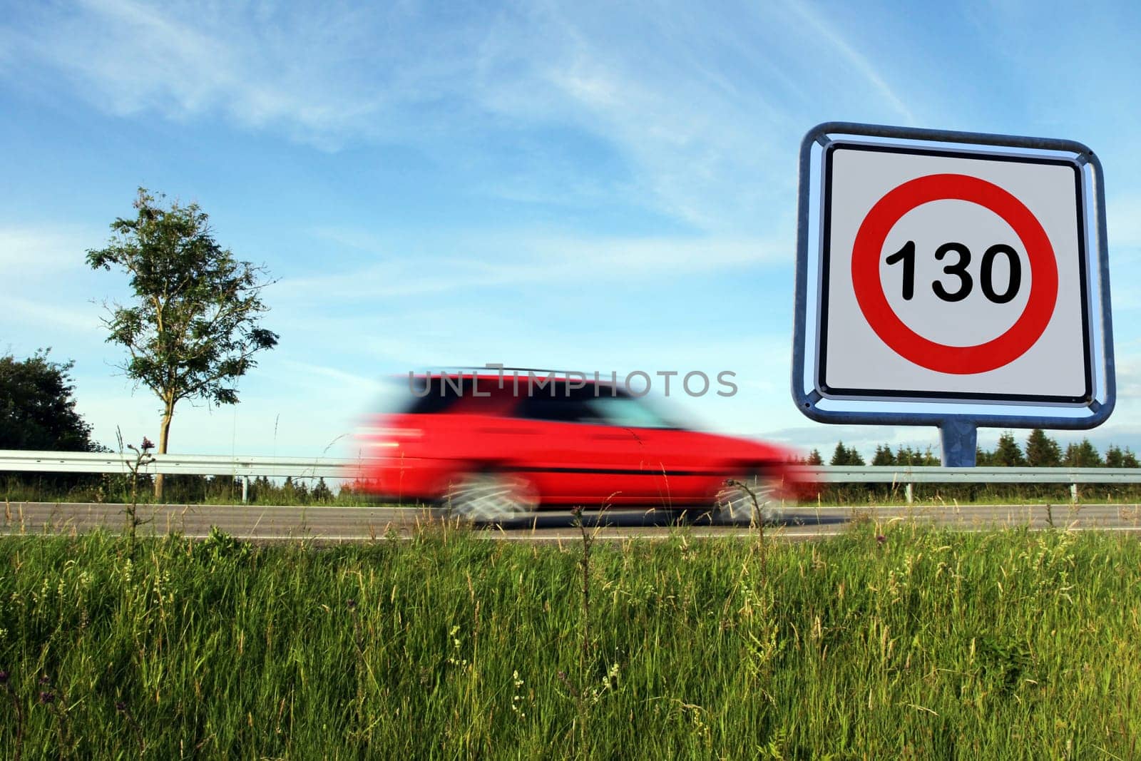 Speed limit on Germany's roads. Speed limit of 130 on German motorways