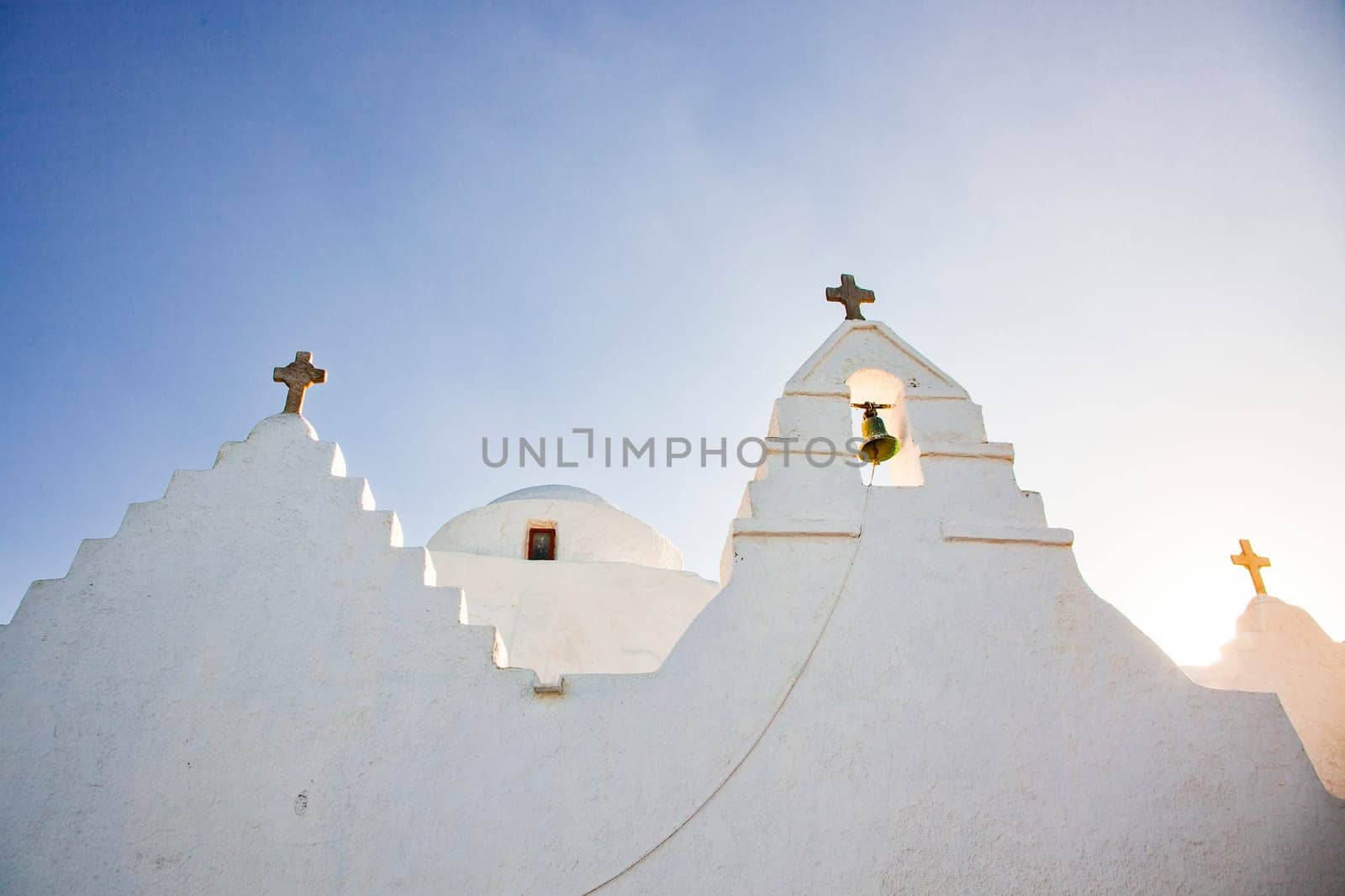minimalist greek church detail