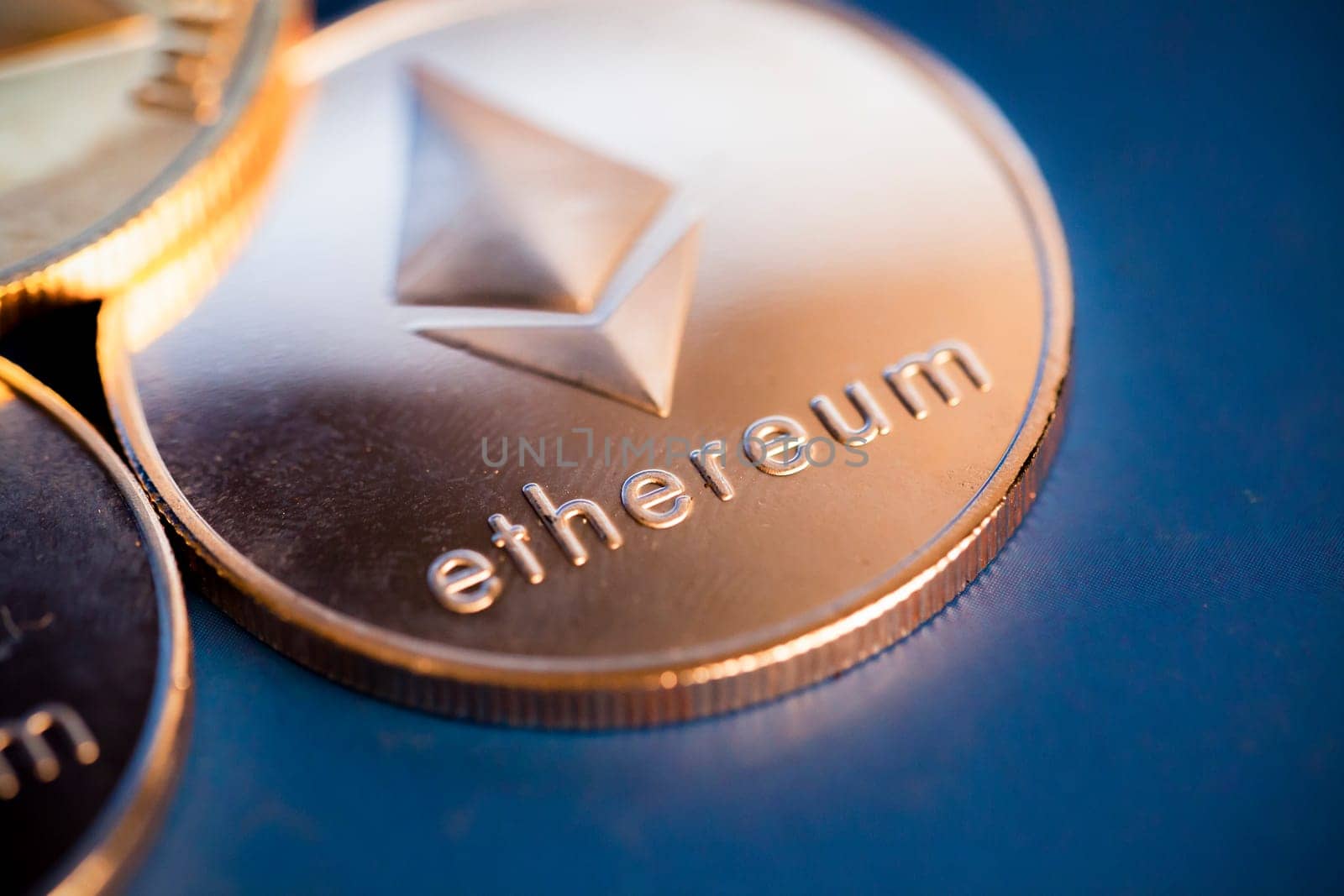ethereum cryptocurrency golden coin