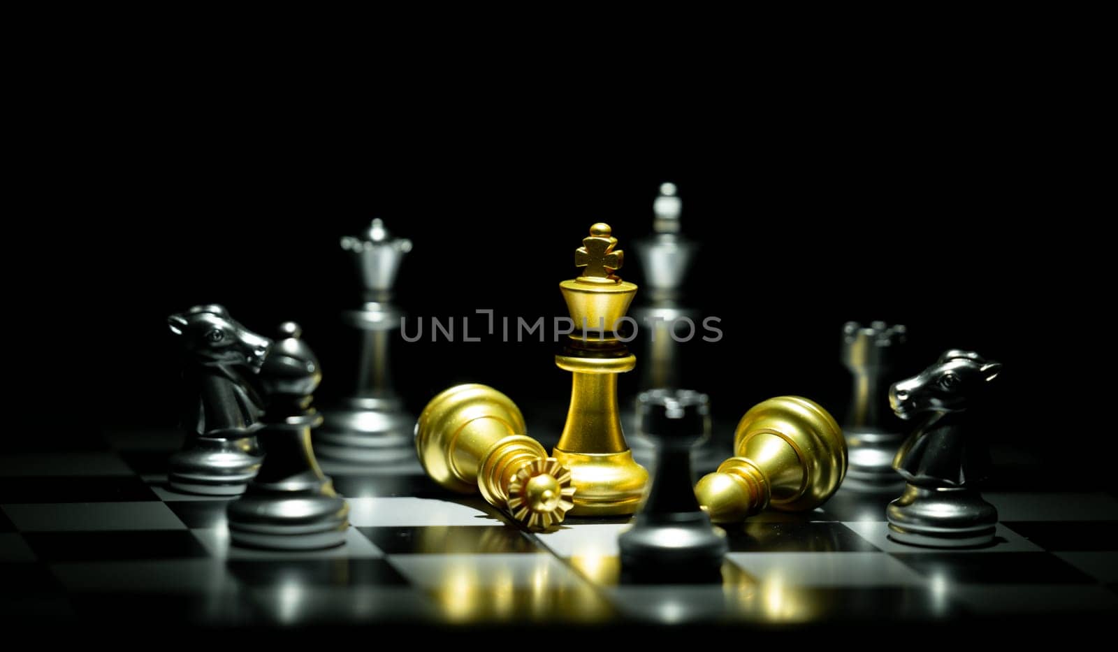chess board game concept for competition and strategy