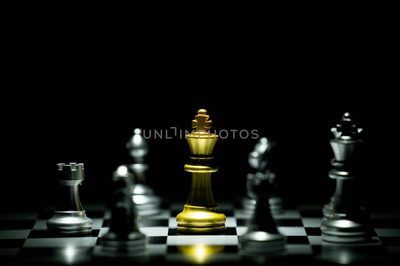 chess board game concept for competition and strategy
