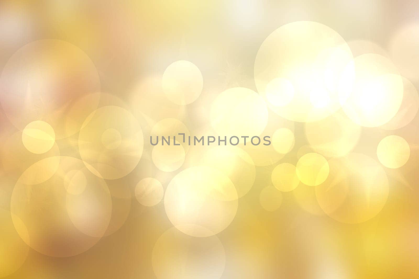 Abstract yellow bright texture bokeh background with golden sheen. Beautiful texture.