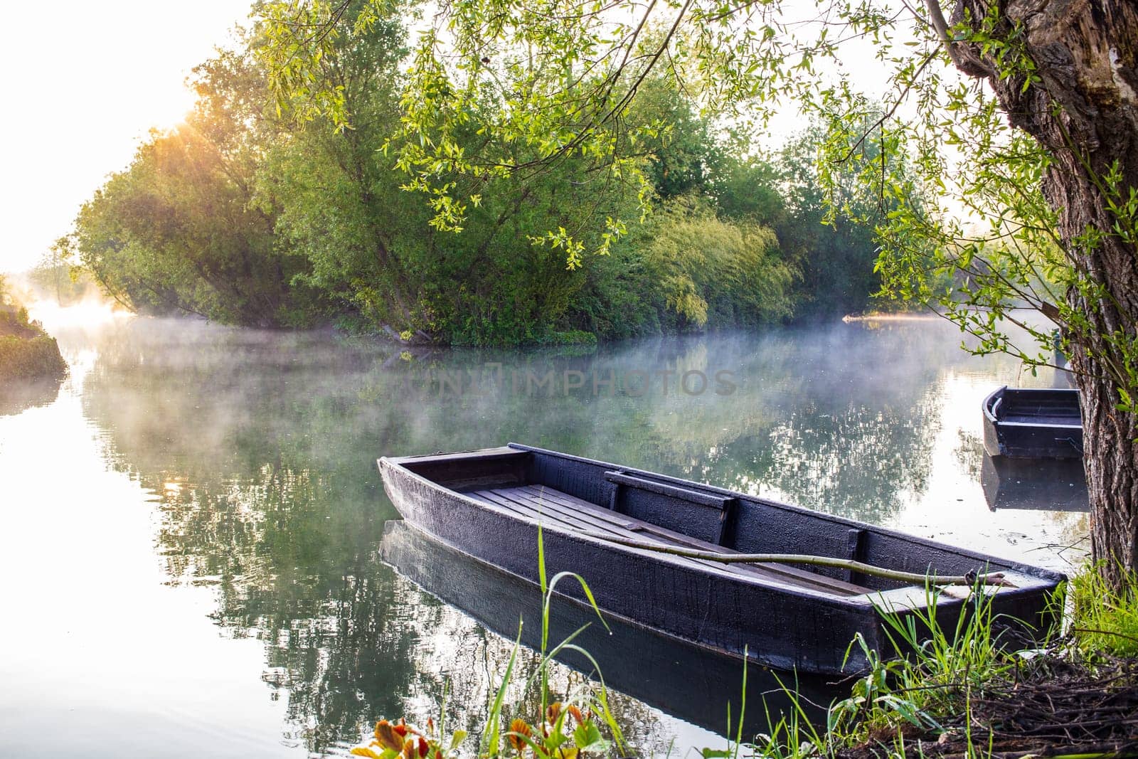 Marshes in Bourges, Berry province, Centre-Val de Loire, France