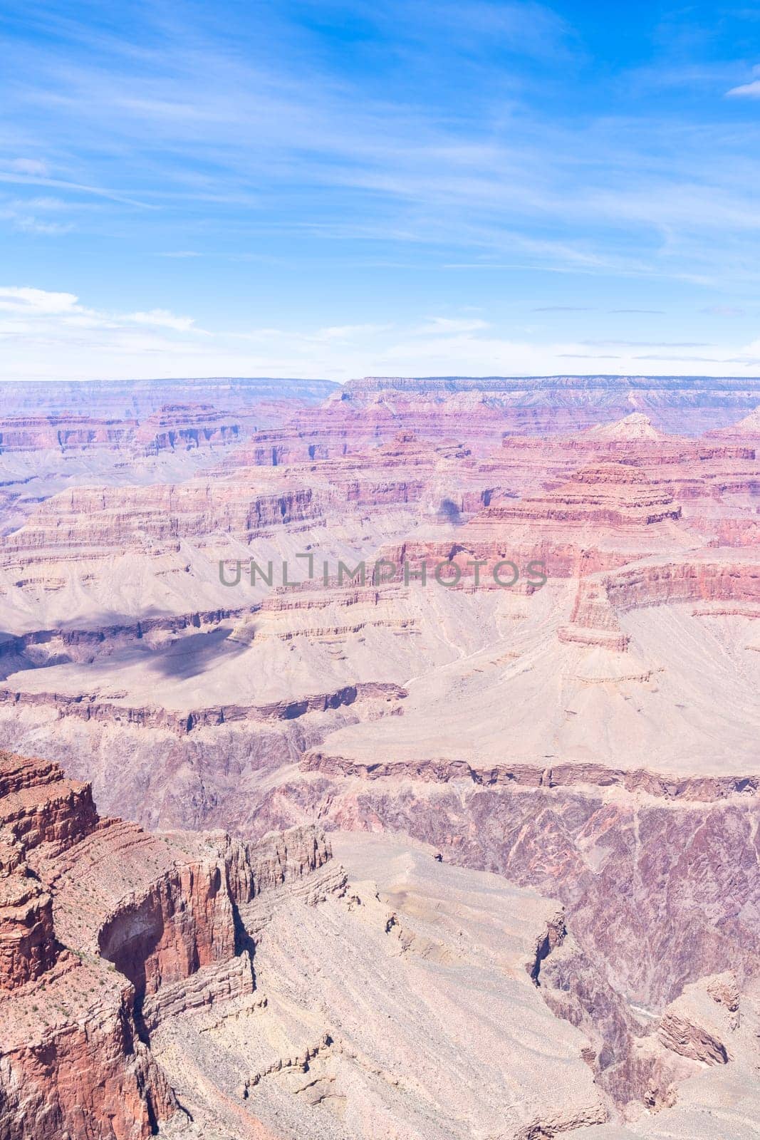 South rim of Grand Canyon in Arizona USA