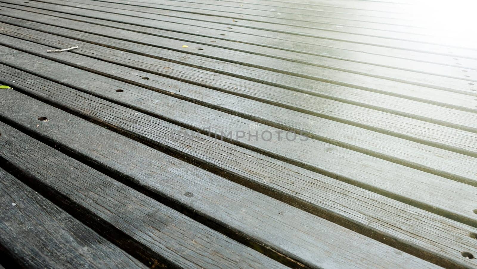 The Wooden plate or wood table on white background for decoration