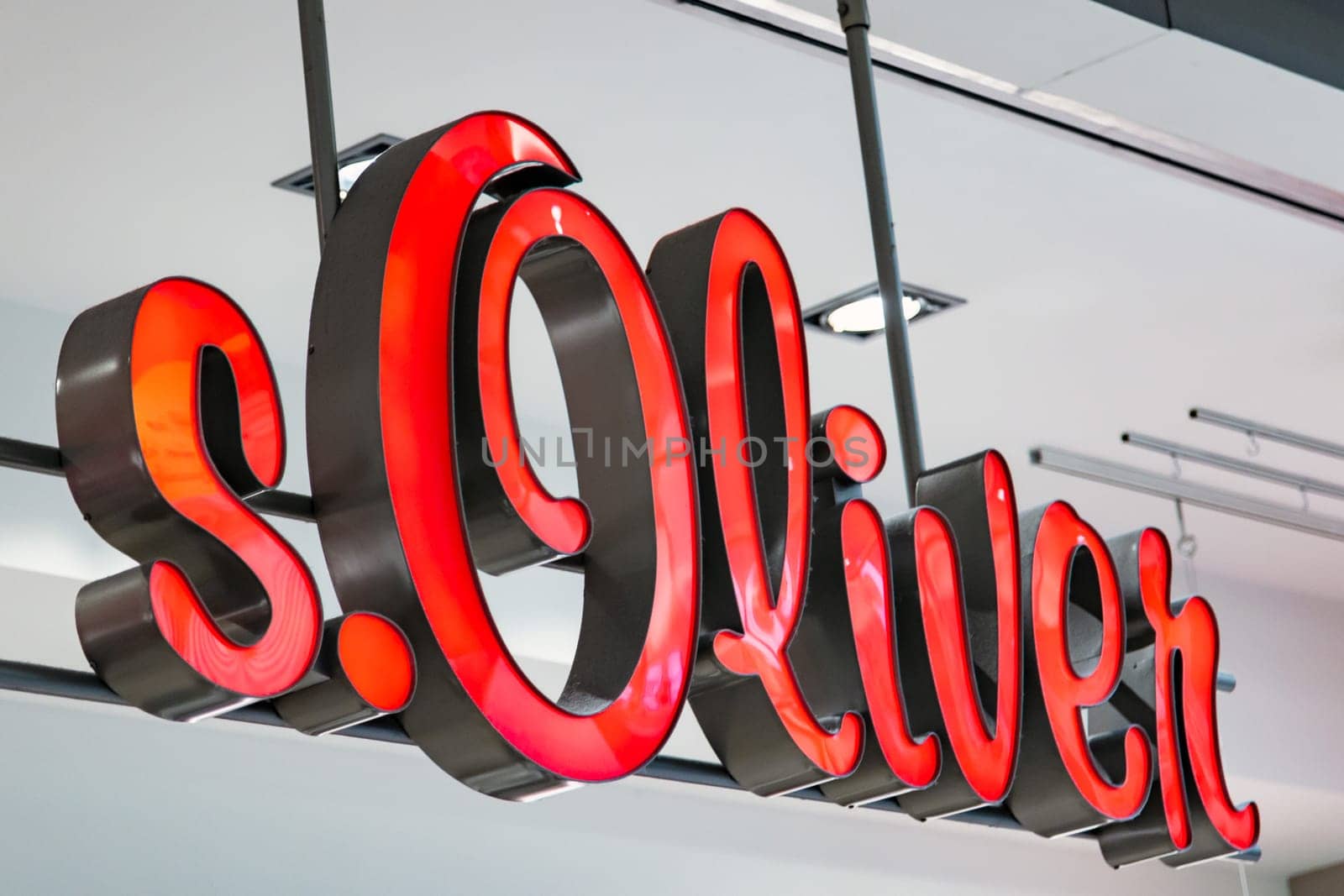 WETZLAR, Germany - August 08, 2017: s.Oliver is a German fashion company headquartered in Rottendorf that sells apparel, shoes, accessories, jewellery, fragrances and eyewear worldwide.