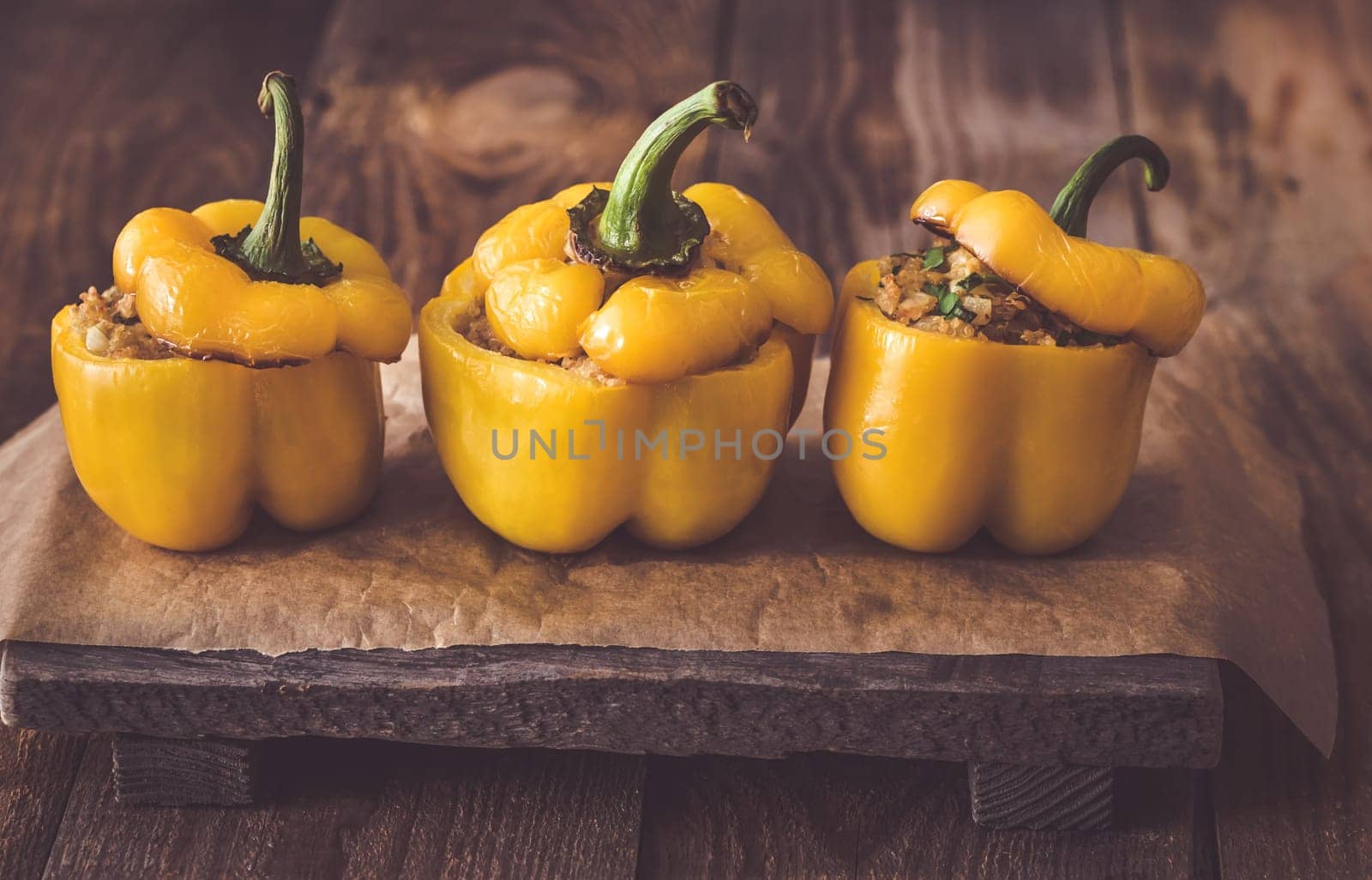 Stuffed bell peppers with quinoa