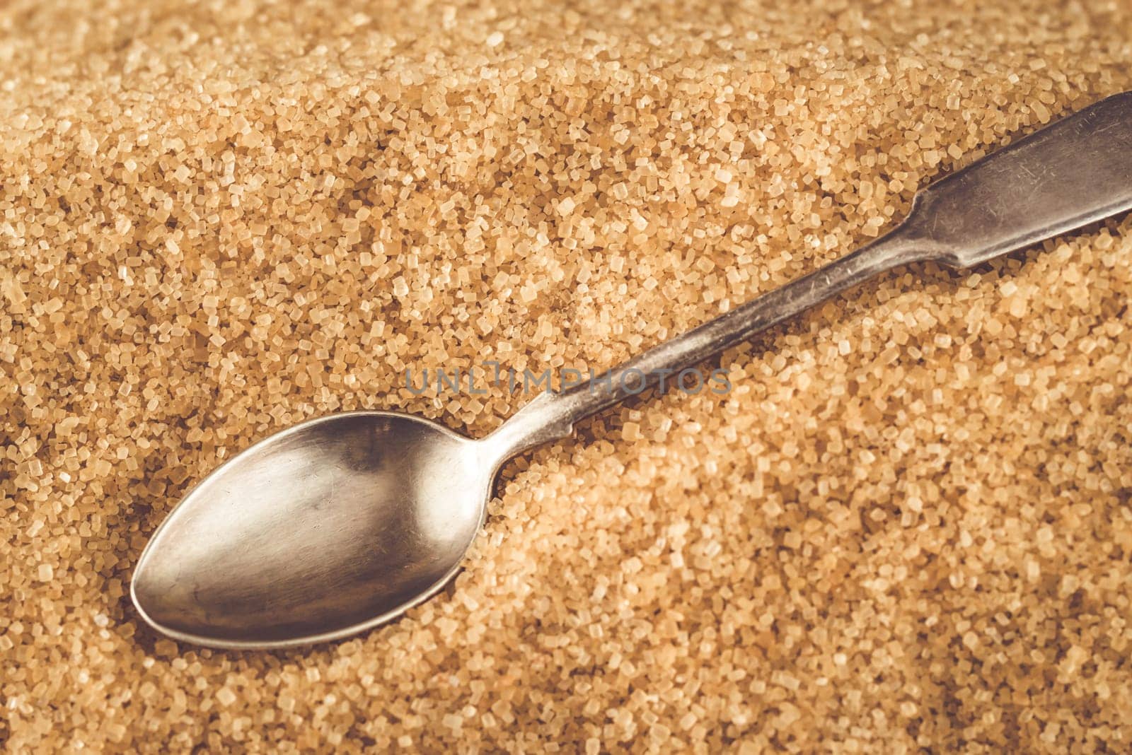Spoon in brown sugar