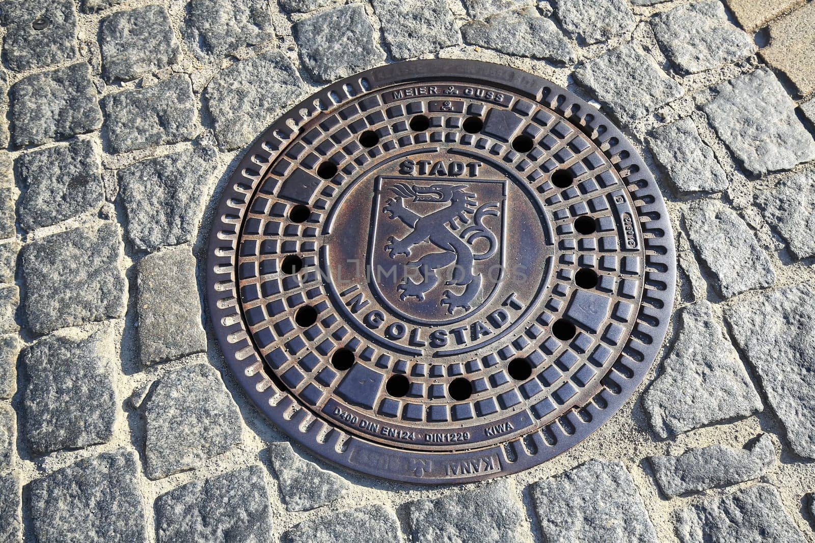 Ingolstadt  Bavaria / Germany - 08 17 2018: Ingolstadt is a city Germany, with many historical attractions