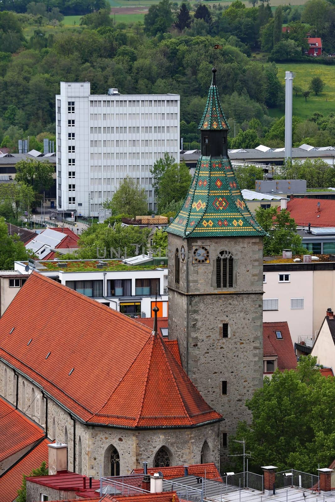 Ravensburg  Germany - 05 10 2015: Ravensburg is a city Germany, with many historical attractions