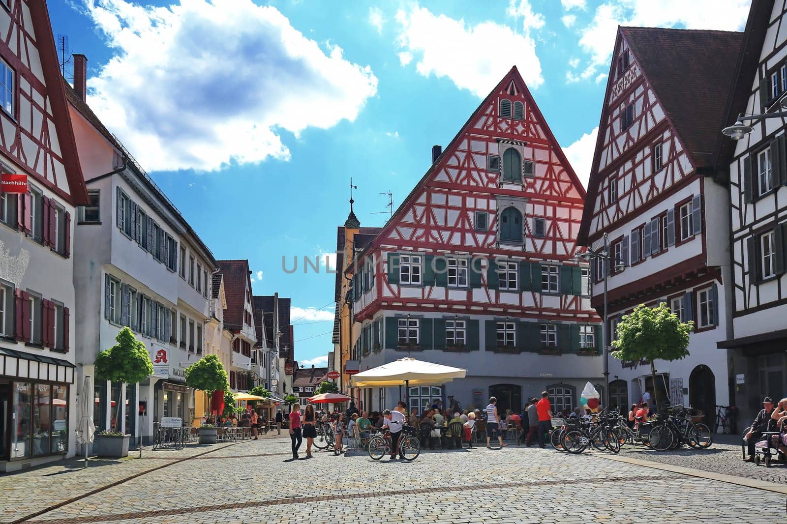 Riedlingen Germany - 05 26 2016: Riedlingen is a city Germany, with many historical attractions