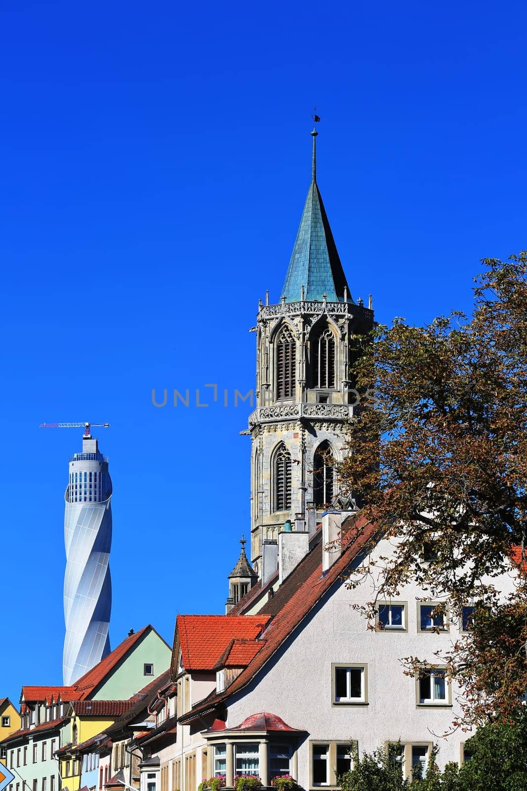 Rottweil Black Forest / Germany - 09 22 2018: Rottweil is a city in the Black Forest